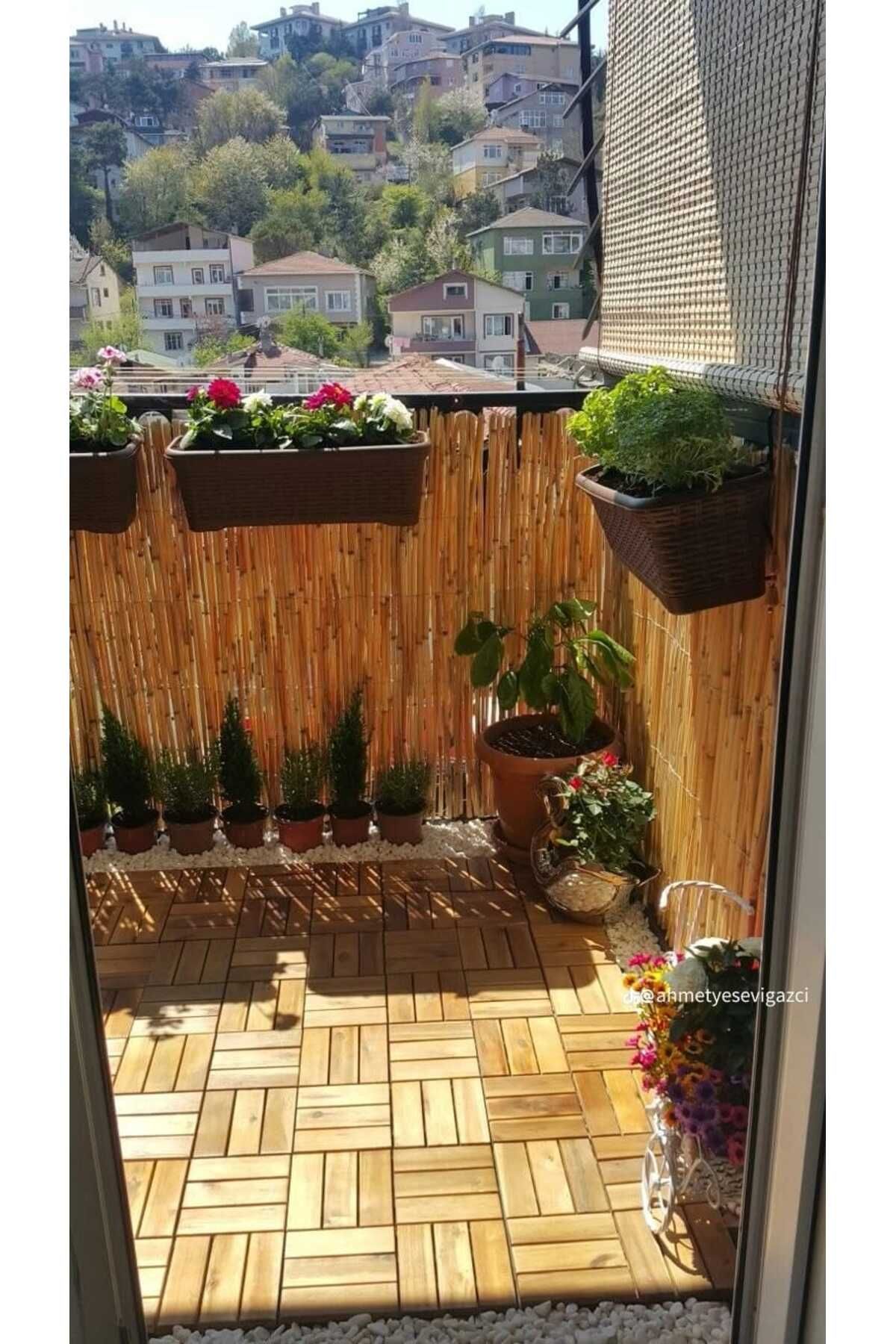 HASIRCIEMMİ DOĞAL KAMIŞ HASIR GÖLGELİK 20CM X 3METRE