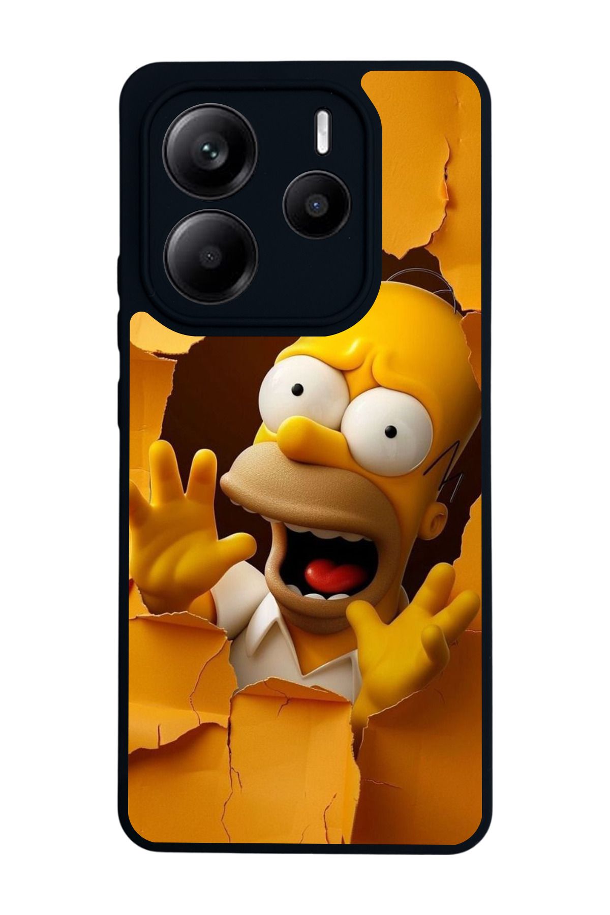 BGAKSESUAR Xiaomi Redmi Note 14 Mat Siyah uyumlu Kılıf – Yumuşak Silikon, Koruyucu, Şok Emici Kapak
