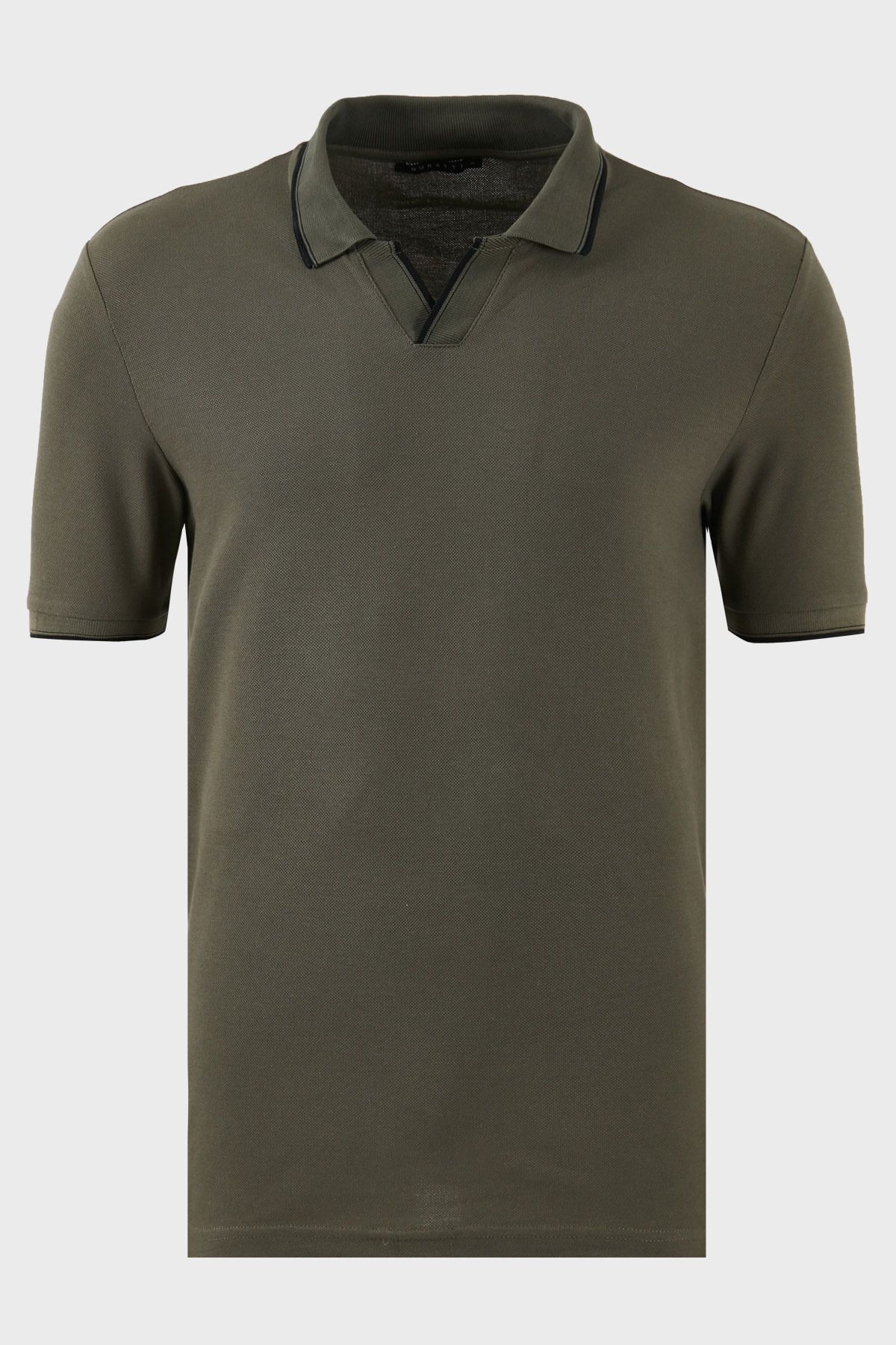 Buratti Pamuklu Regular Fit Şerit Detaylı Polo Yaka T Shirt Erkek POLO YAKA T SHİRT 5902964