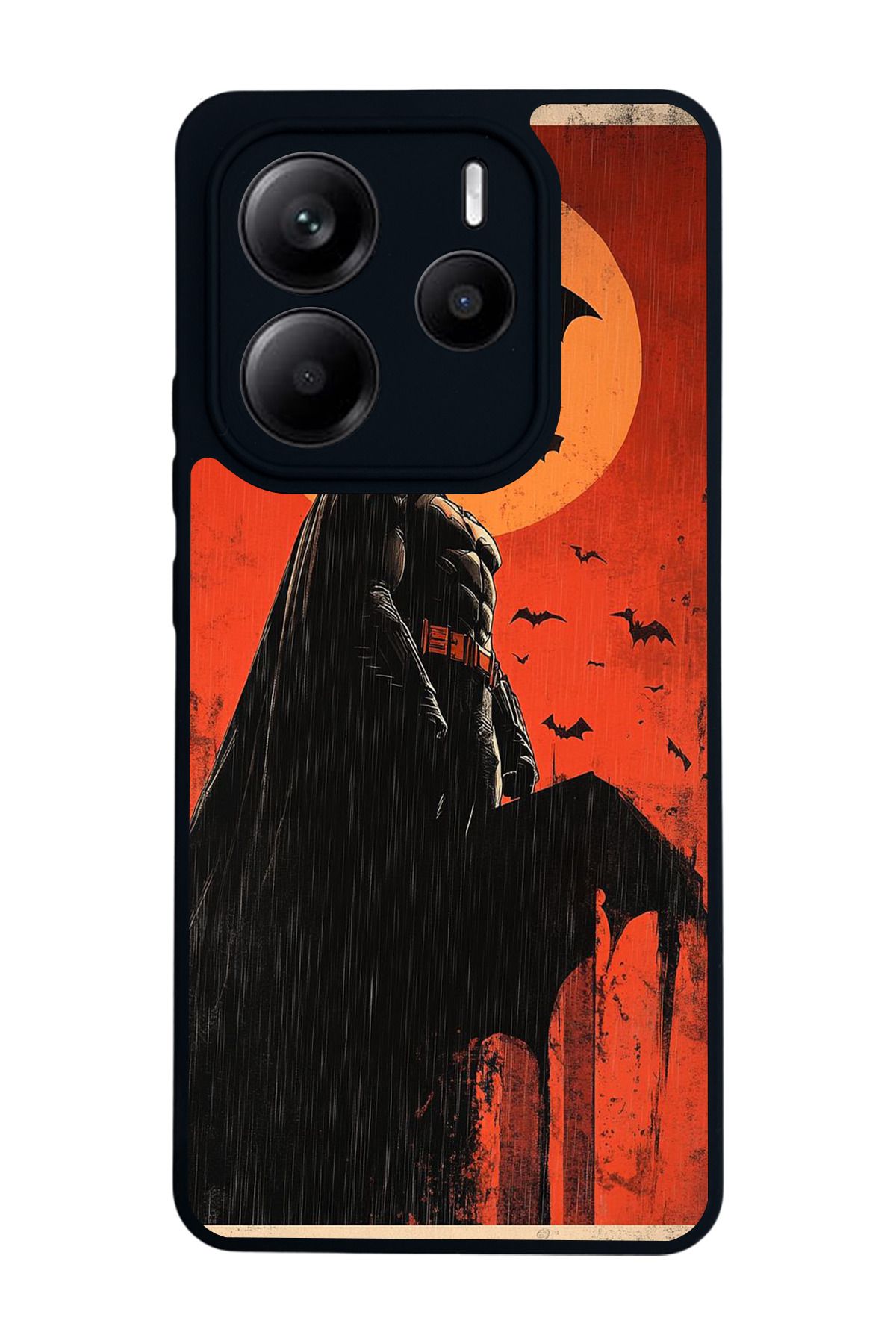 BGAKSESUAR Xiaomi Redmi Note 14 Mat Siyah uyumlu Kılıf – Yumuşak Silikon, Koruyucu, Şok Emici Kapak