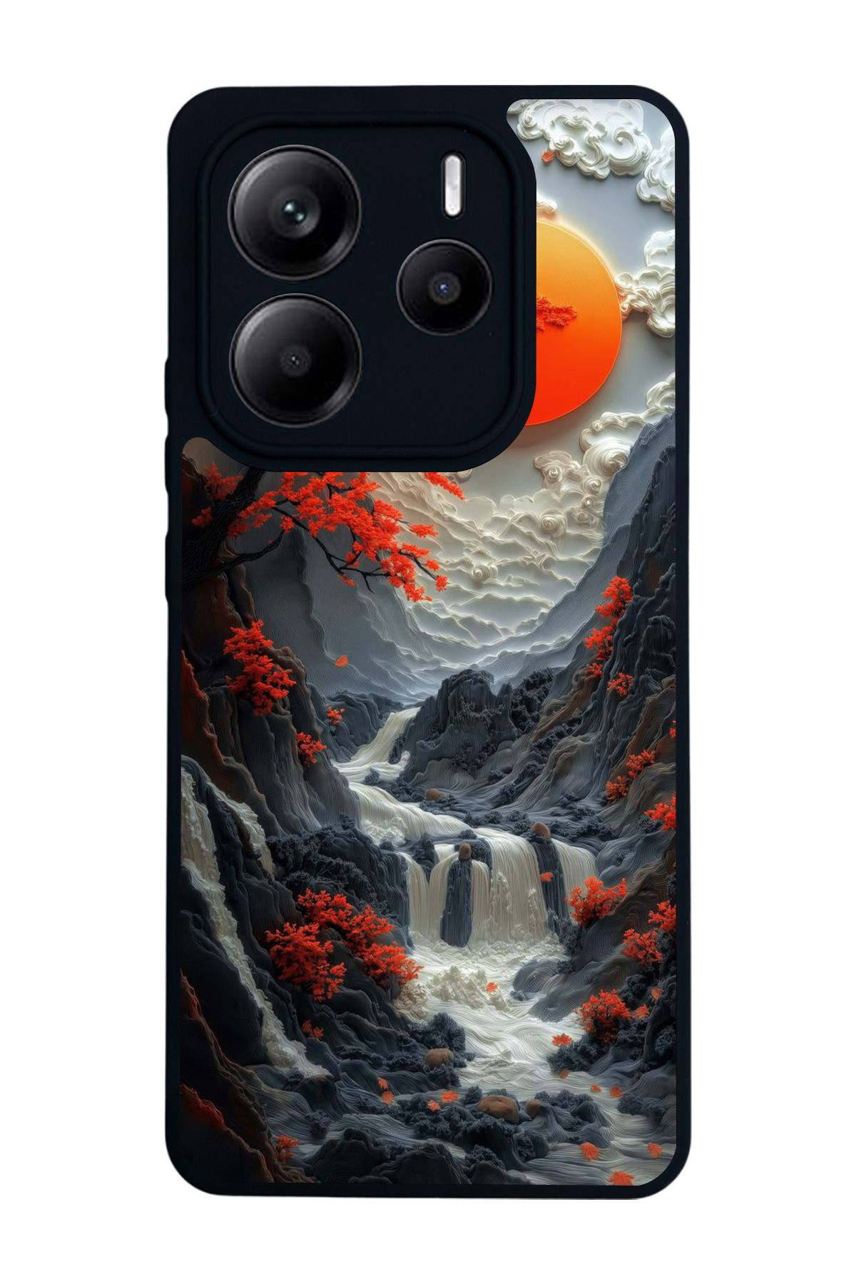 BGAKSESUAR Xiaomi Redmi Note 14 Mat Siyah uyumlu Kılıf – Yumuşak Silikon, Koruyucu, Şok Emici Kapak