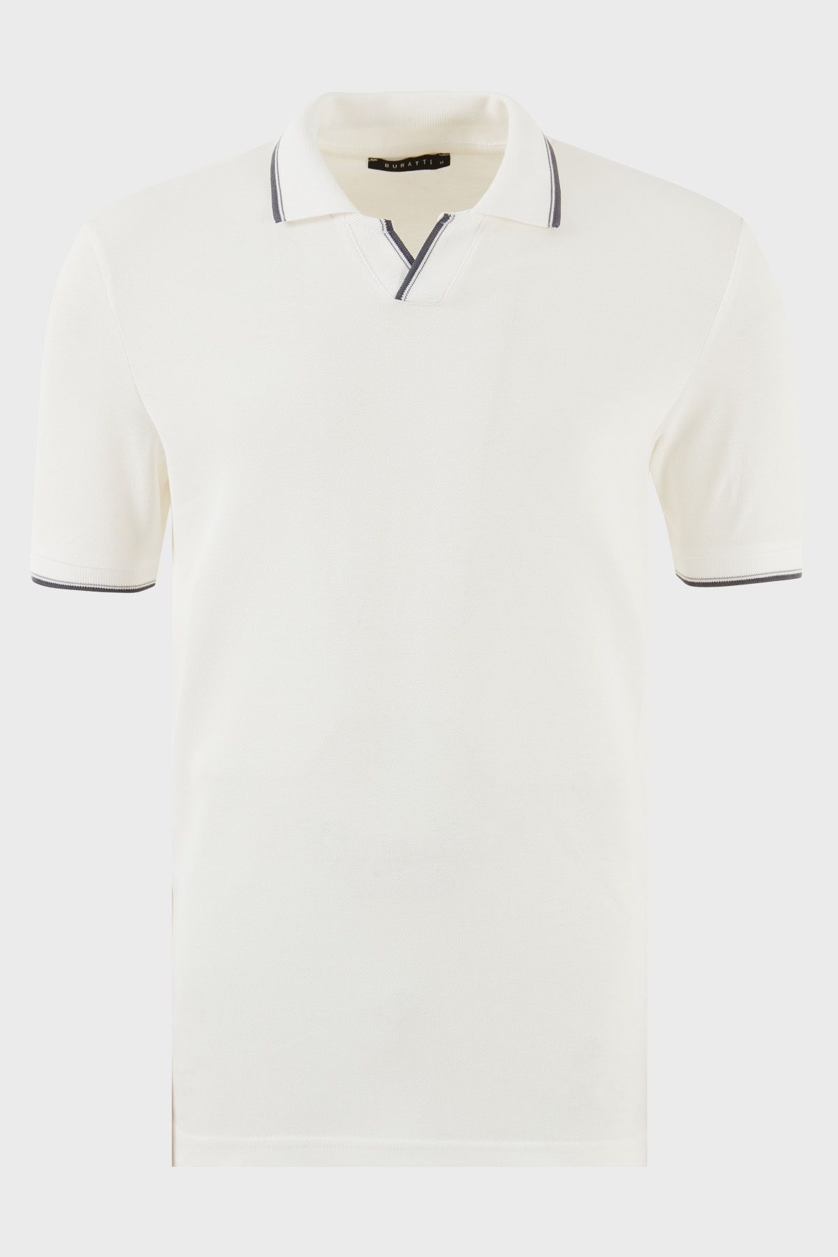 Buratti Pamuklu Regular Fit Şerit Detaylı Polo Yaka T Shirt Erkek POLO YAKA T SHİRT 5902964