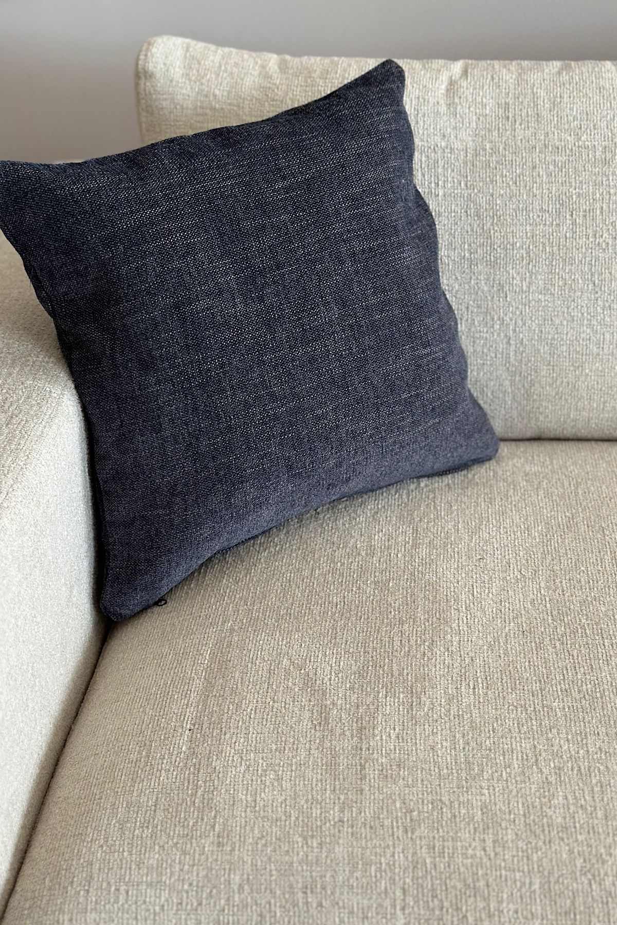yucelique Tweed Kumaş Stria Touch Premium Kırçıllı Kırlent Kılıfı