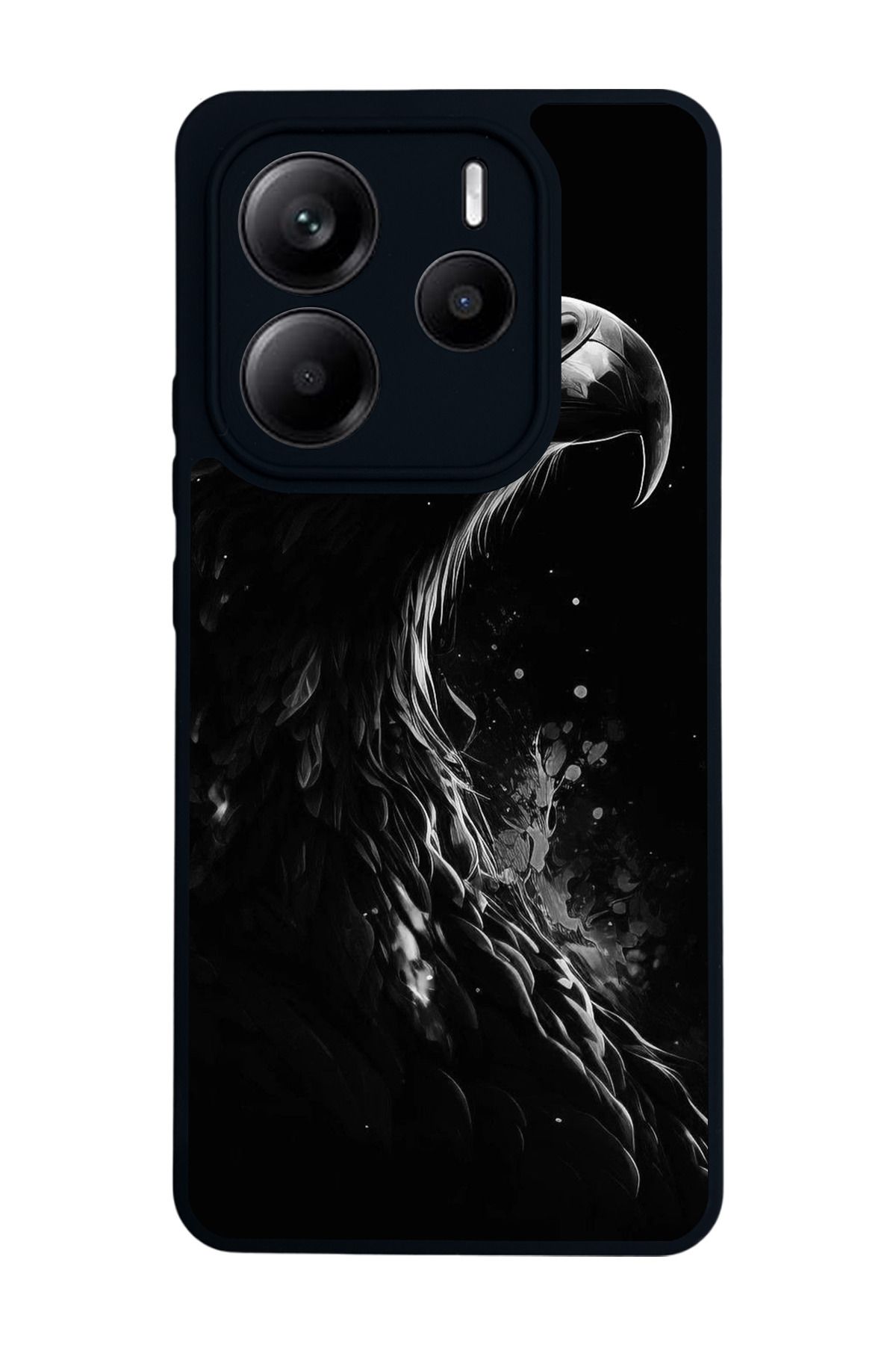 BGAKSESUAR Xiaomi Redmi Note 14 Mat Siyah uyumlu Kılıf – Yumuşak Silikon, Koruyucu, Şok Emici Kapak