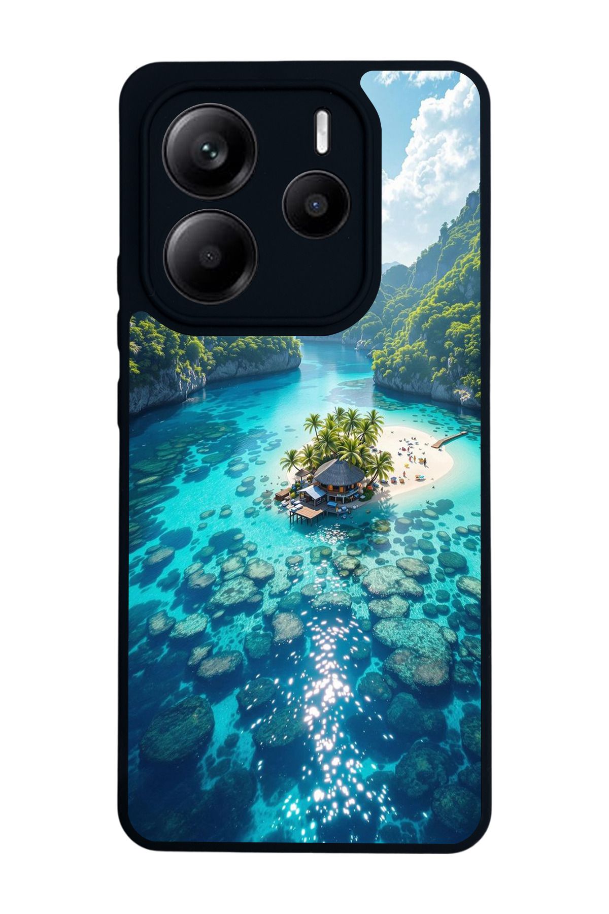 BGAKSESUAR Xiaomi Redmi Note 14 Mat Siyah uyumlu Kılıf – Yumuşak Silikon, Koruyucu, Şok Emici Kapak