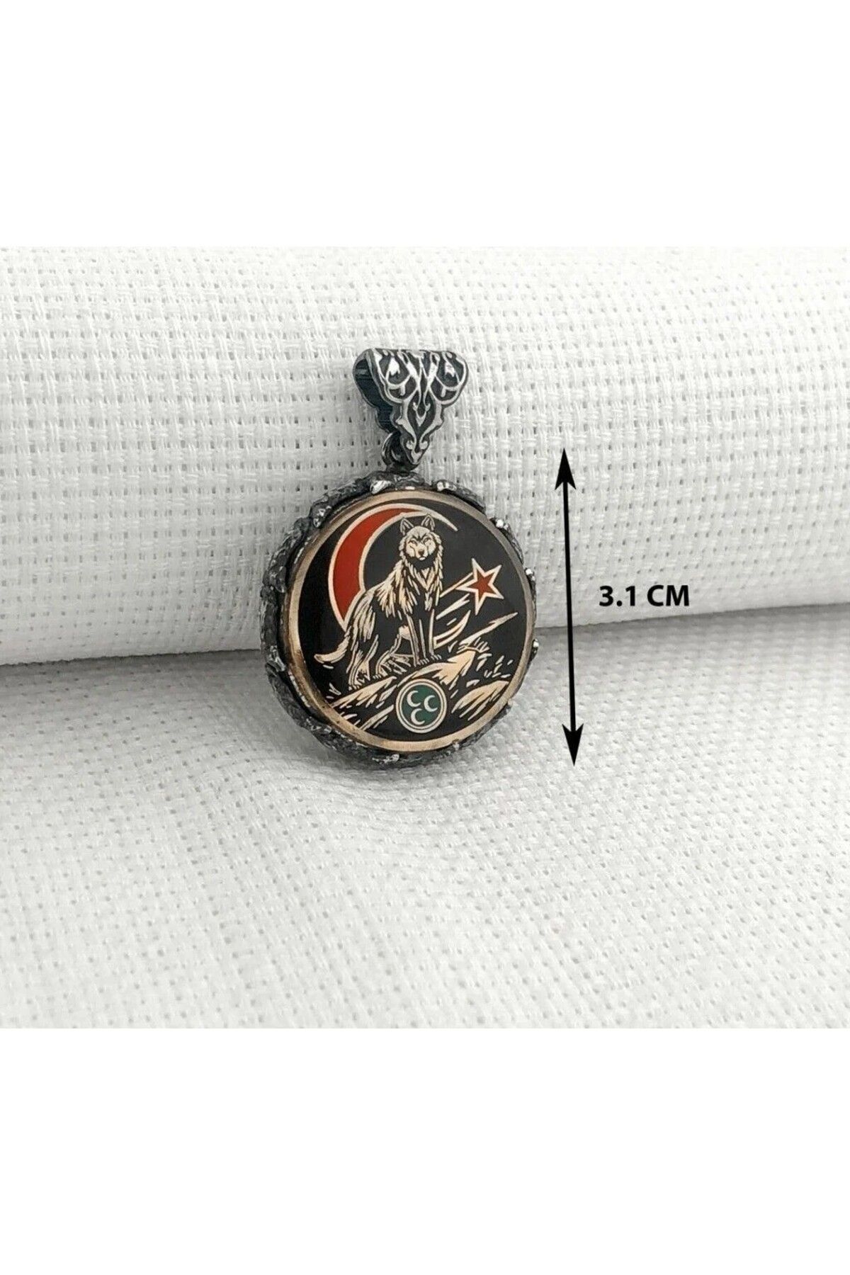 shop Hilal Bozkurt 925 Ayar Gümüş Erkek Kolye Ucu