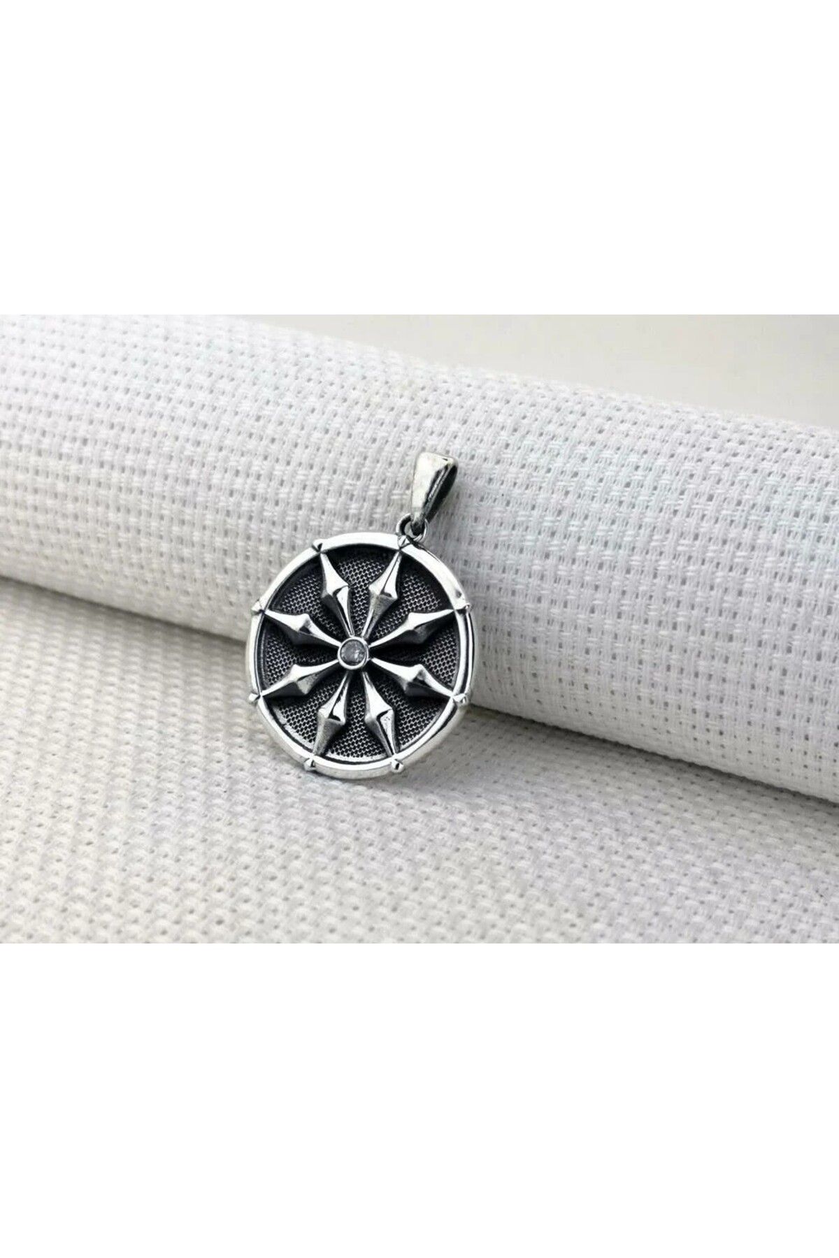 shop Antik Roma Koleksyonu Sihirli Pusula Tasarımı 925 Ayar Gümüş Erkek Kolye Ucu