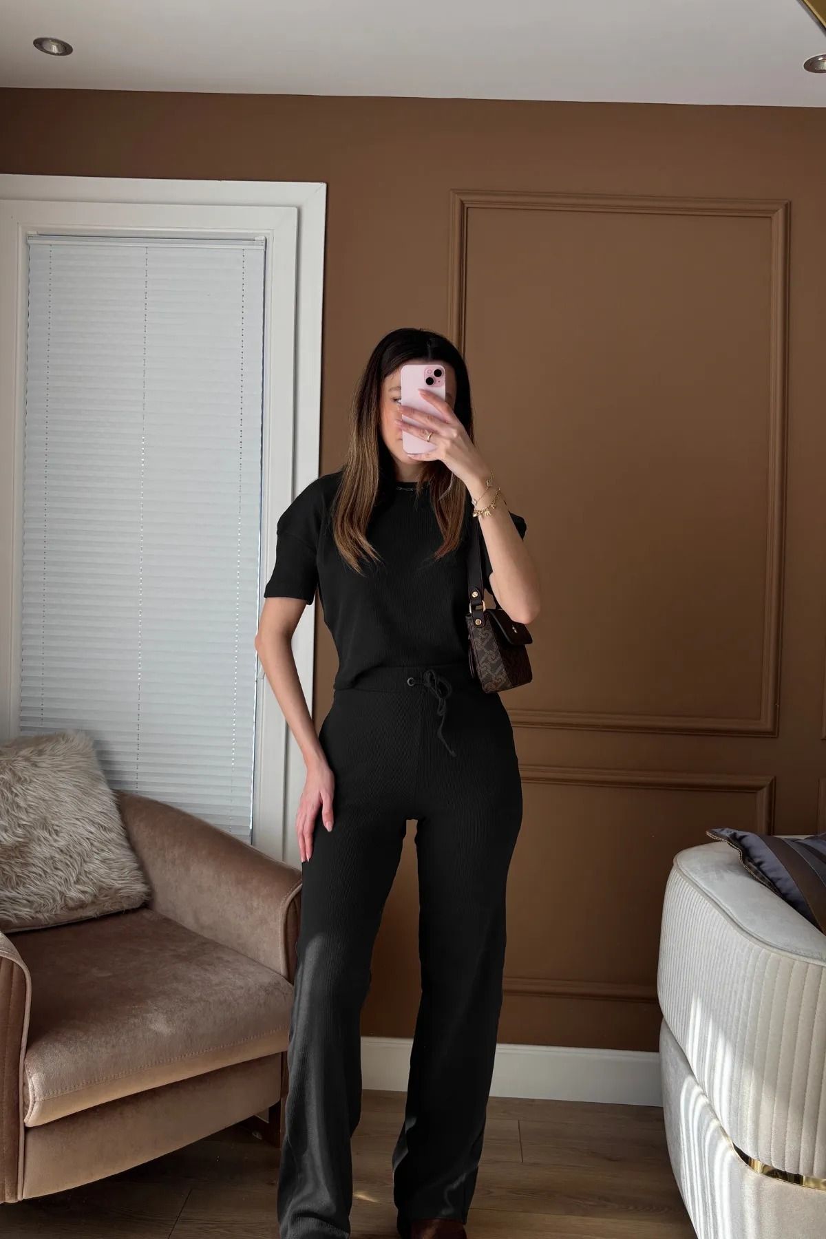 BARLİZ Kadın Yazlık Trend Model Fitilli Alt Üst Takım