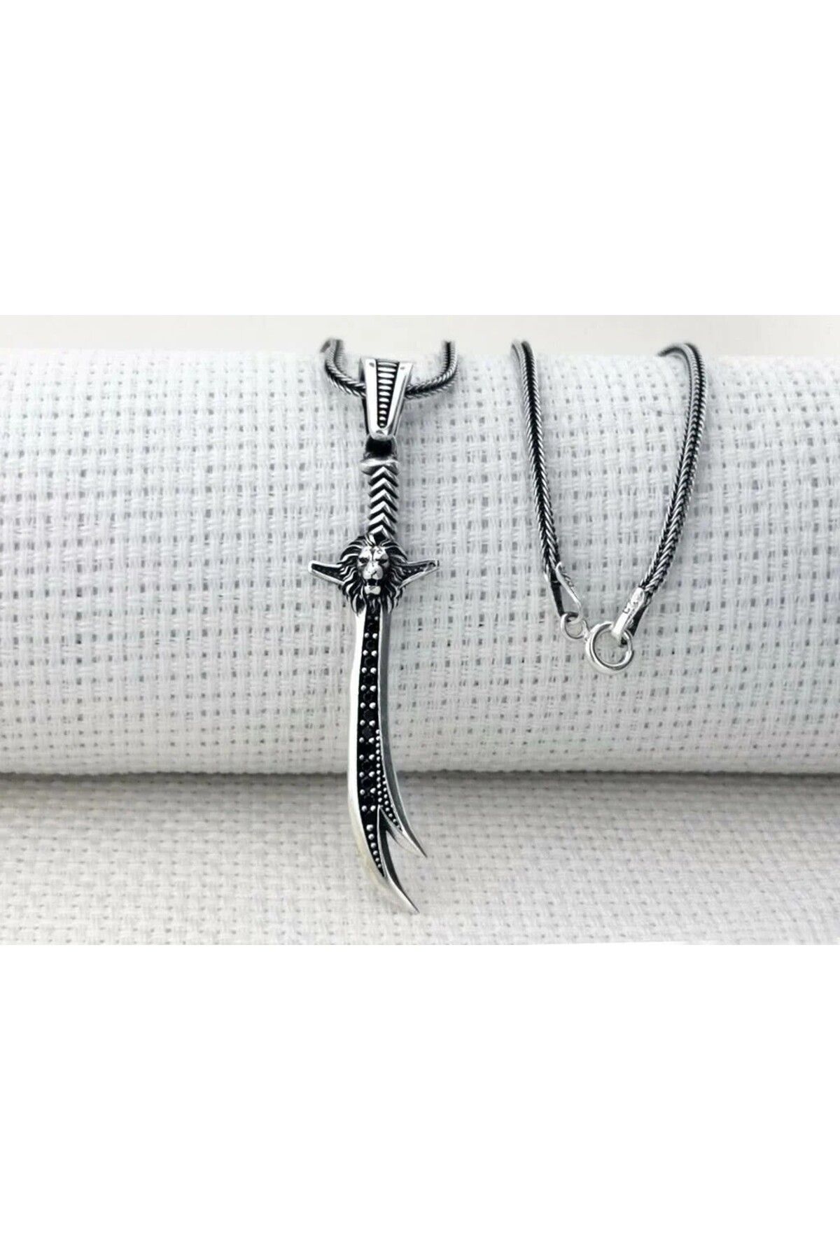 shop Zulfikar Aslan Tasarımlı 925 Ayar Gümüş Erkek Kolye