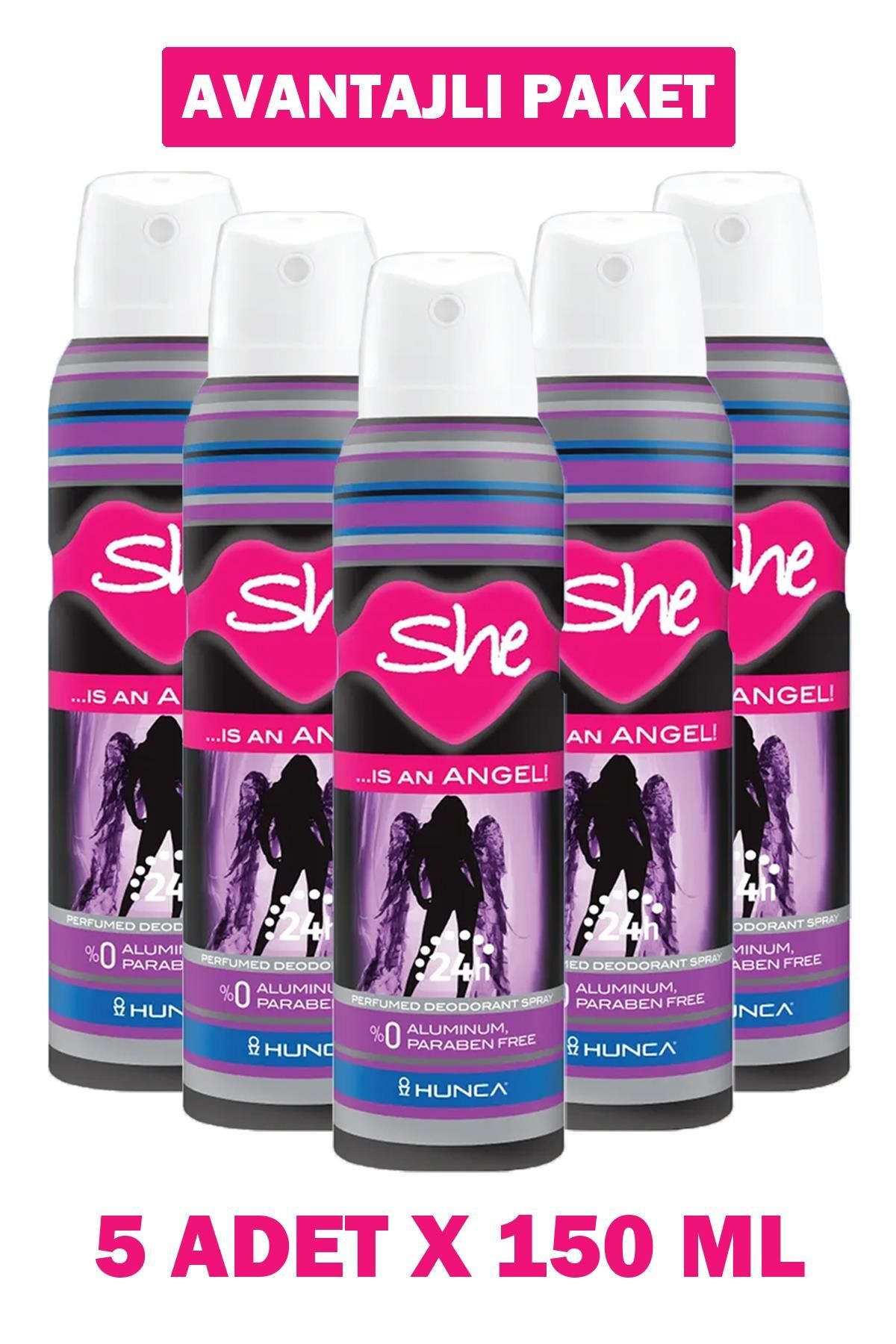 Seddar Collection She Is An Angel Kadın Deodorant 150 Ml 5 Adet