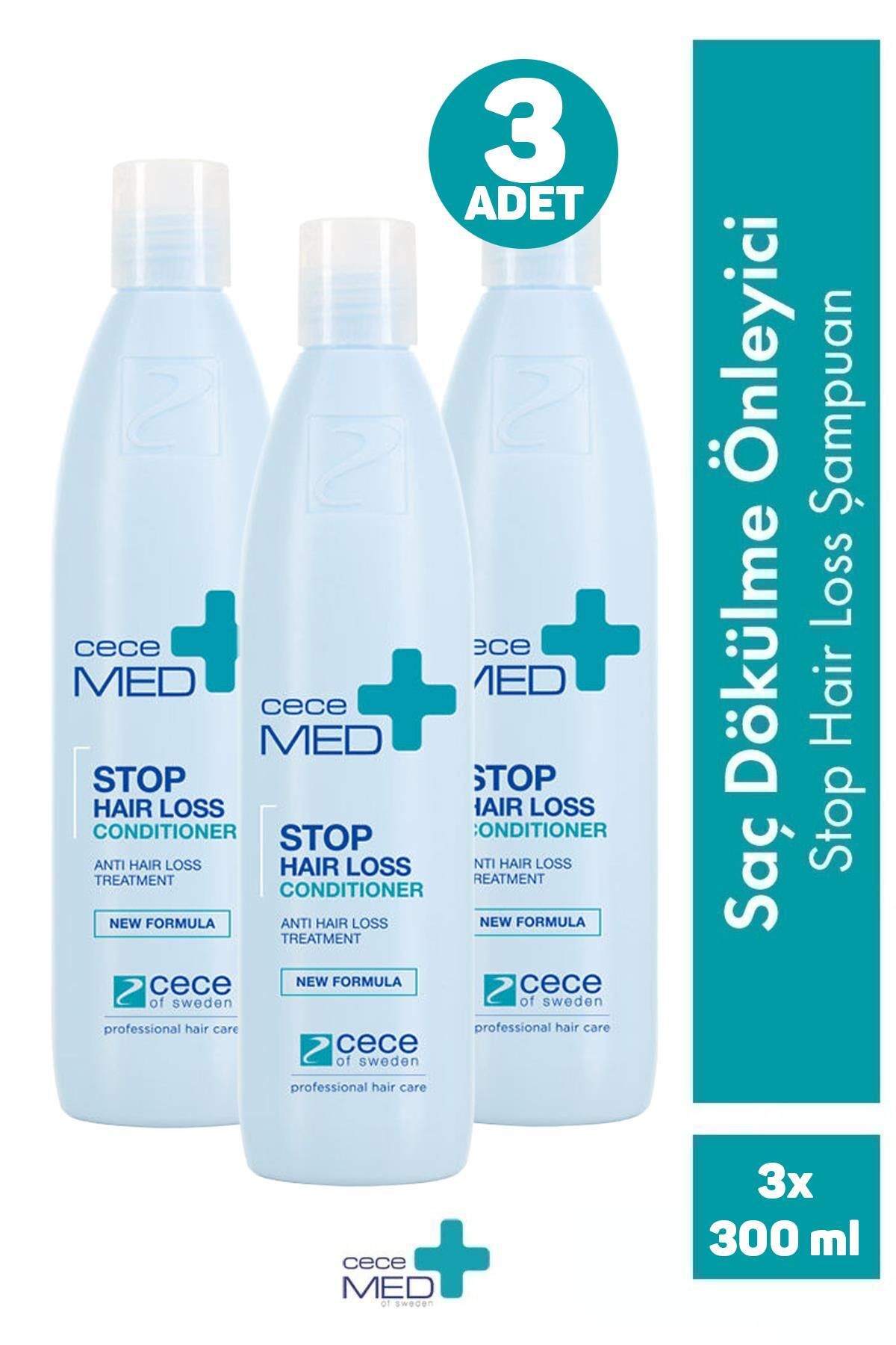 Seddar Collection CeceMed Stop Hair Loss Shampoo 300 ml 3 Adet