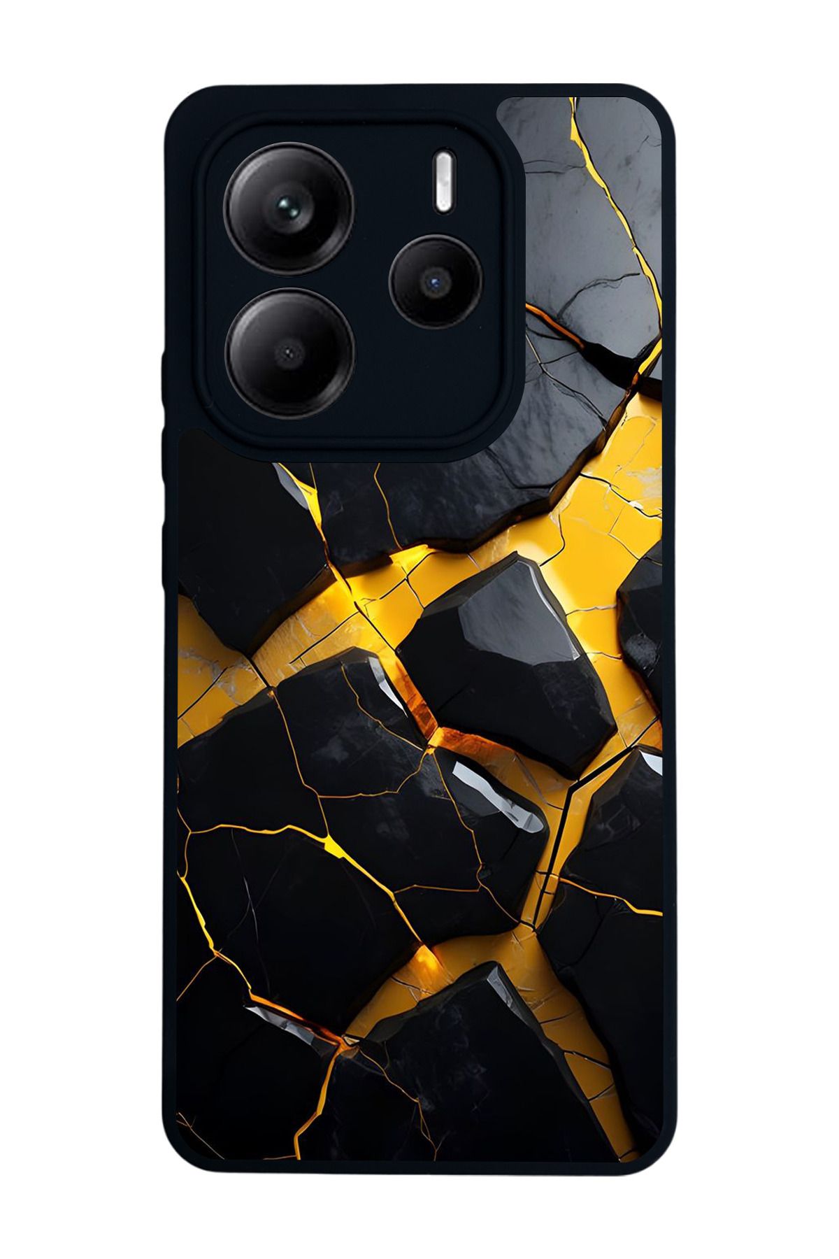 BGAKSESUAR Xiaomi Redmi Note 14 Mat Siyah uyumlu Kılıf – Yumuşak Silikon, Koruyucu, Şok Emici Kapak