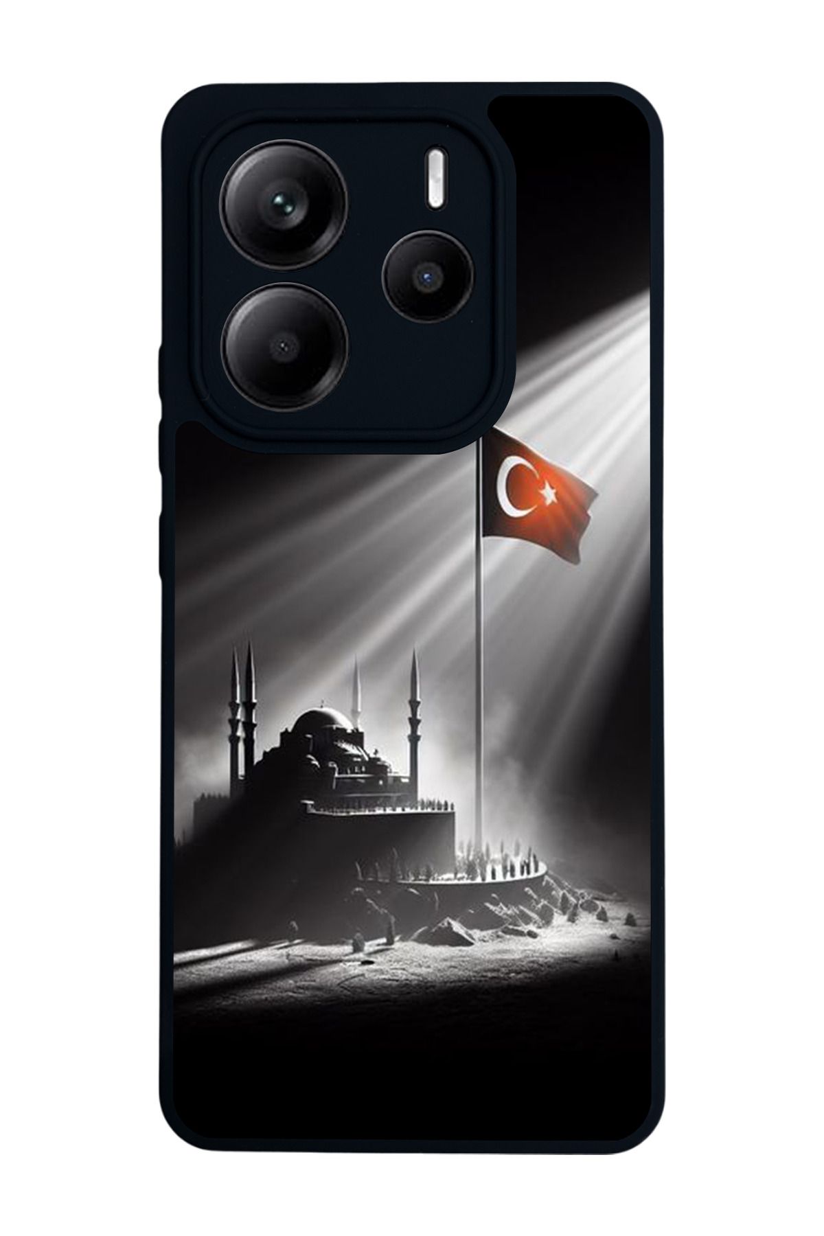 BGAKSESUAR Xiaomi Redmi Note 14 Mat Siyah uyumlu Kılıf – Yumuşak Silikon, Koruyucu, Şok Emici Kapak