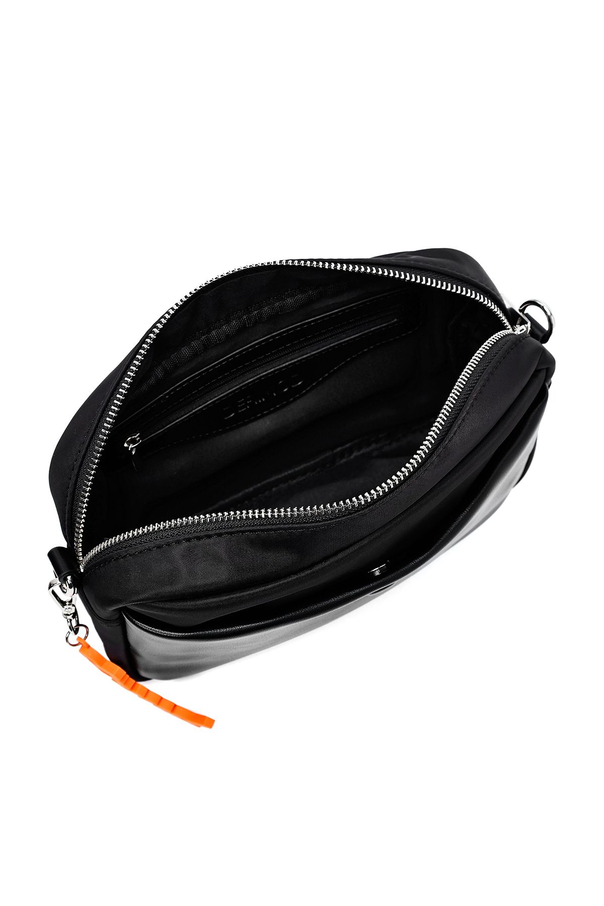 Derimod-Women's Black Accessory Detailed Crossbody Bag 25Sbd275614 7