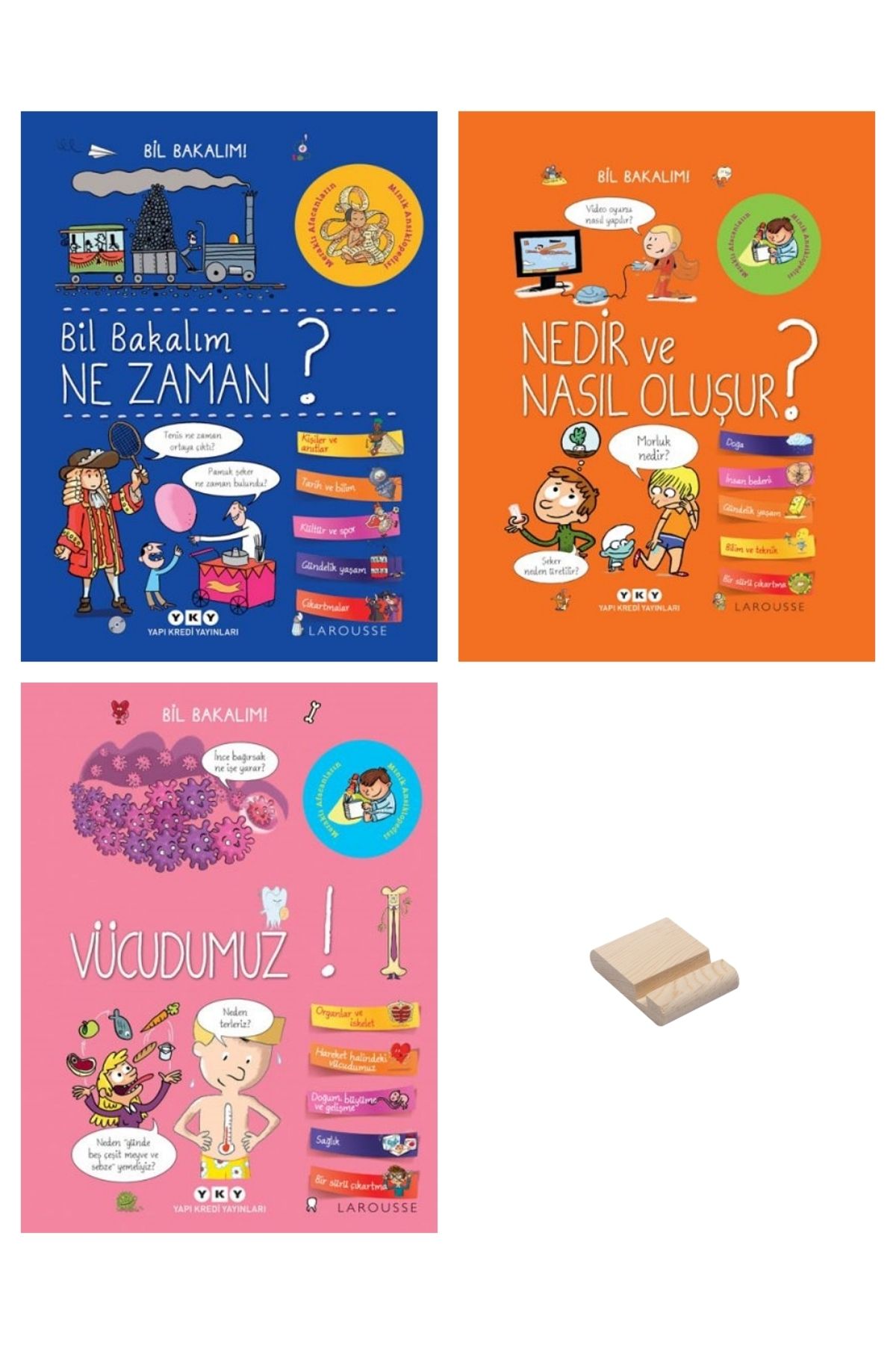Yapı Kredi Yayınları Bil Bakalım Ne Zaman Nasıl Oluşur ve Vücudumuz 3lü Set