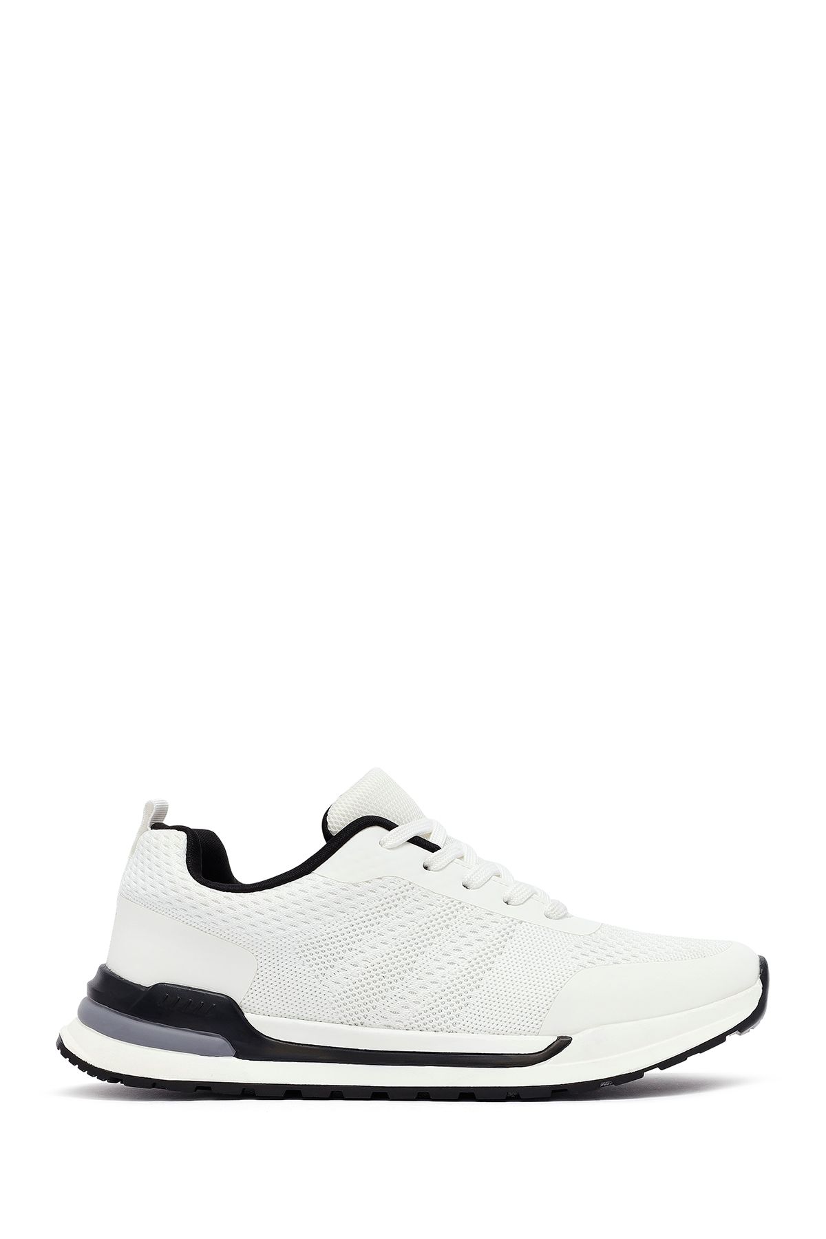 Derimod Zero Erkek Beyaz Bağcıklı Kumaş Sneaker 25SFD69006F