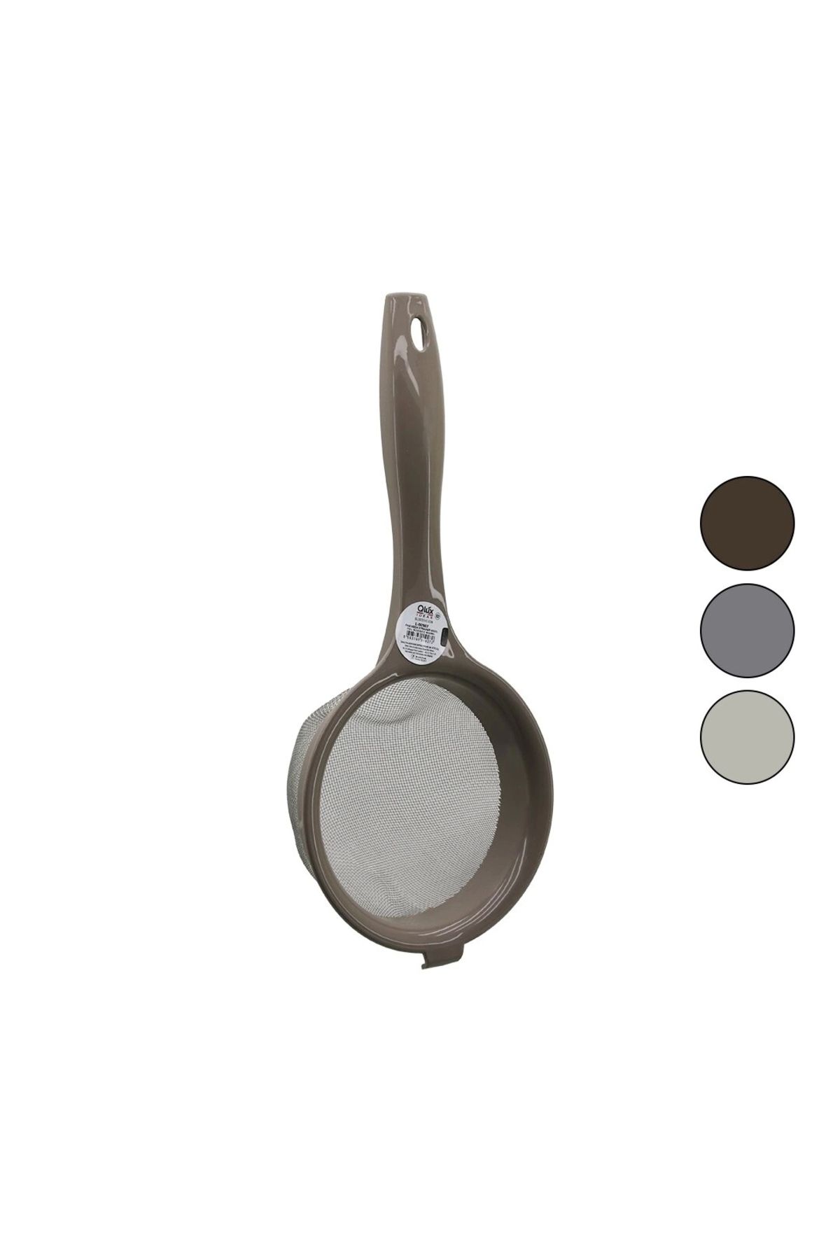 Nemere Qlux Fıne Mesh L-00907 No-12 600ml İnce Örgü Tel Süzgeç Renkli Plastik Sap - Çerçeve