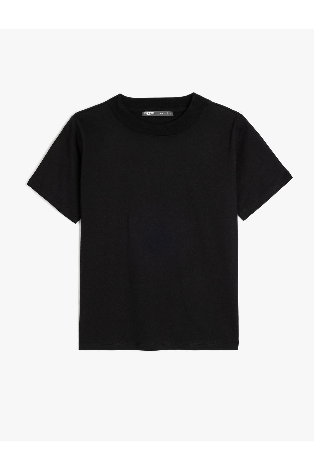 Koton KT - Bisiklet Yaka Pamuklu Kısa Kollu Basic Slim Fit Tişört