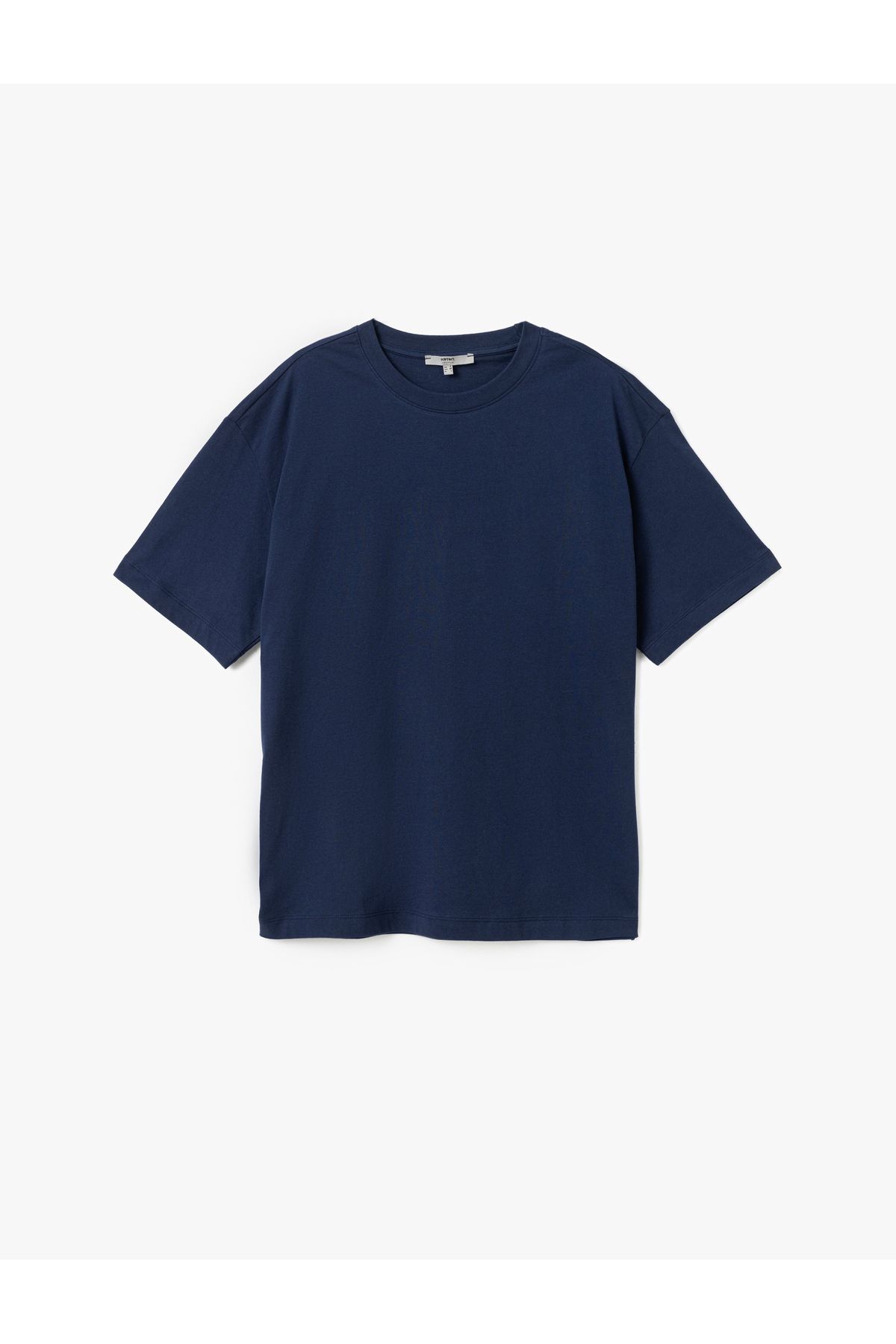 Koton KT - Kısa Kollu Pamuklu Bisiklet Yaka Basic Oversize Tişört