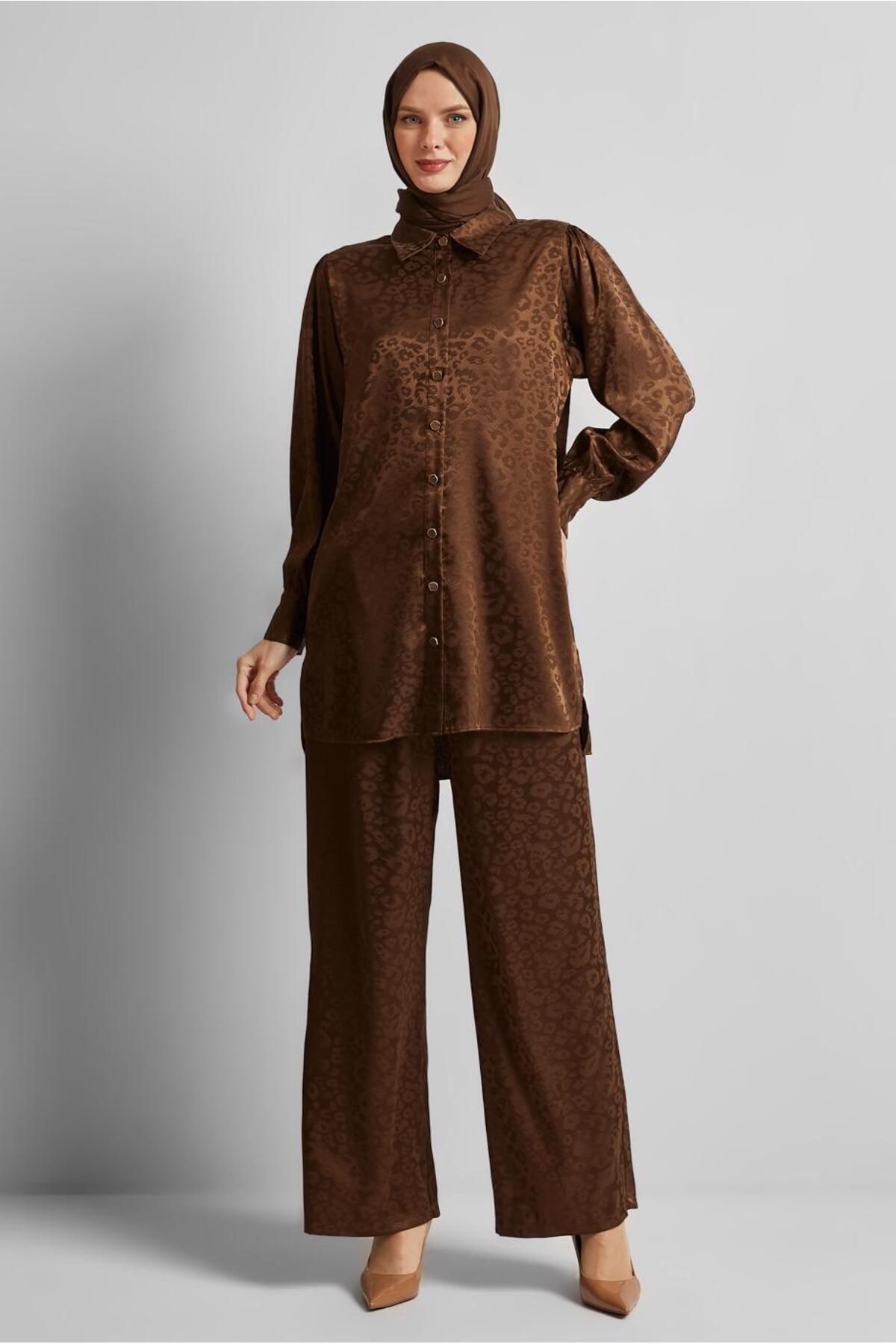 Alvina JAKAR SATEN PANTOLONLU TAKIM 45580