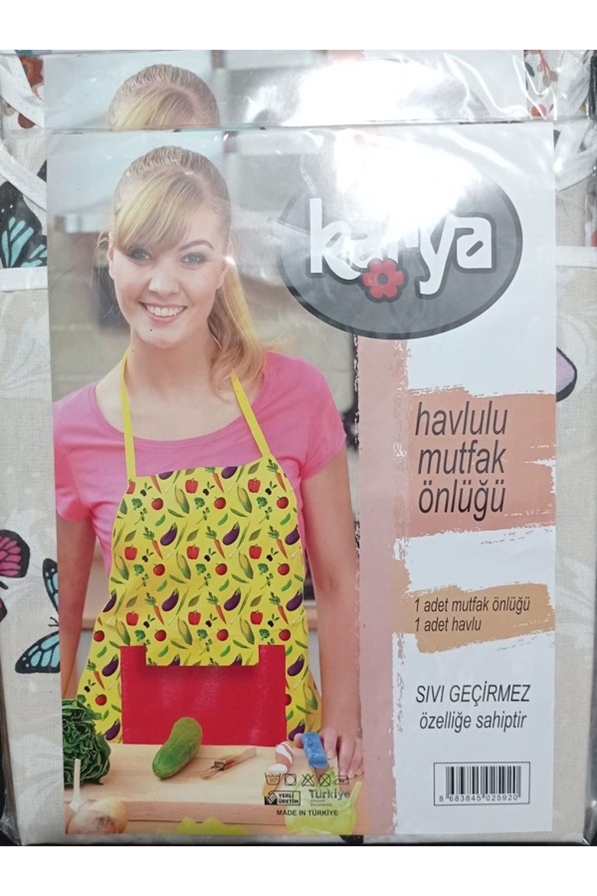 KARYA Havlulu Mutfak Önlüğü