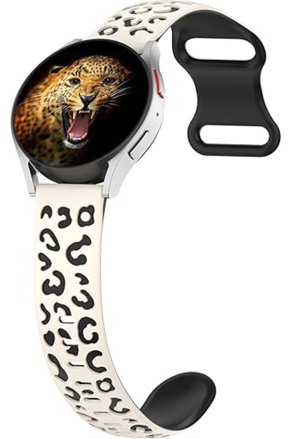 UnDePlus Huawei Watch 3 GT GT2 GT2e GT3 GT4 GT5 Pro 46mm Ultimate SE Elite Kordon Leopar Desen Yumuşak Siliko
