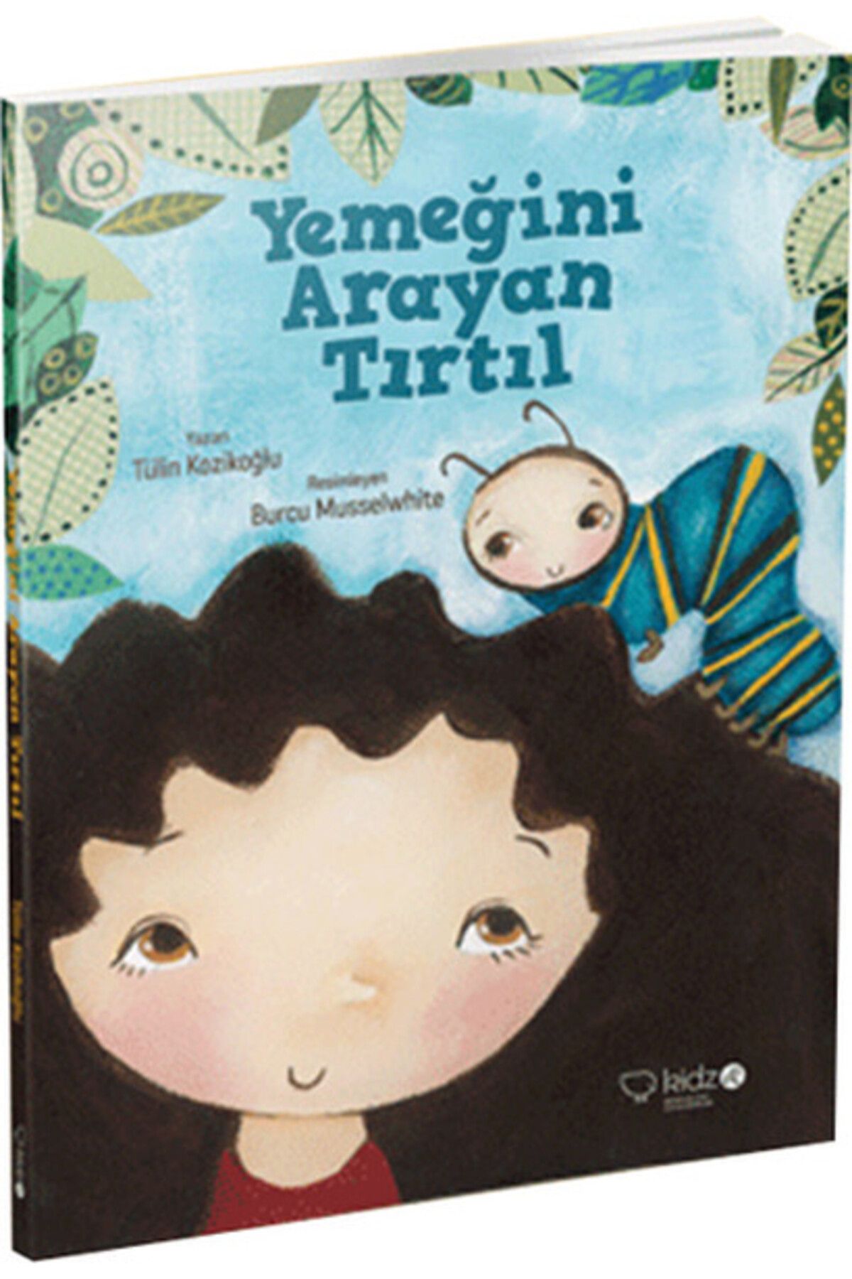Genç Destek Yemeğini Arayan Tırtıl