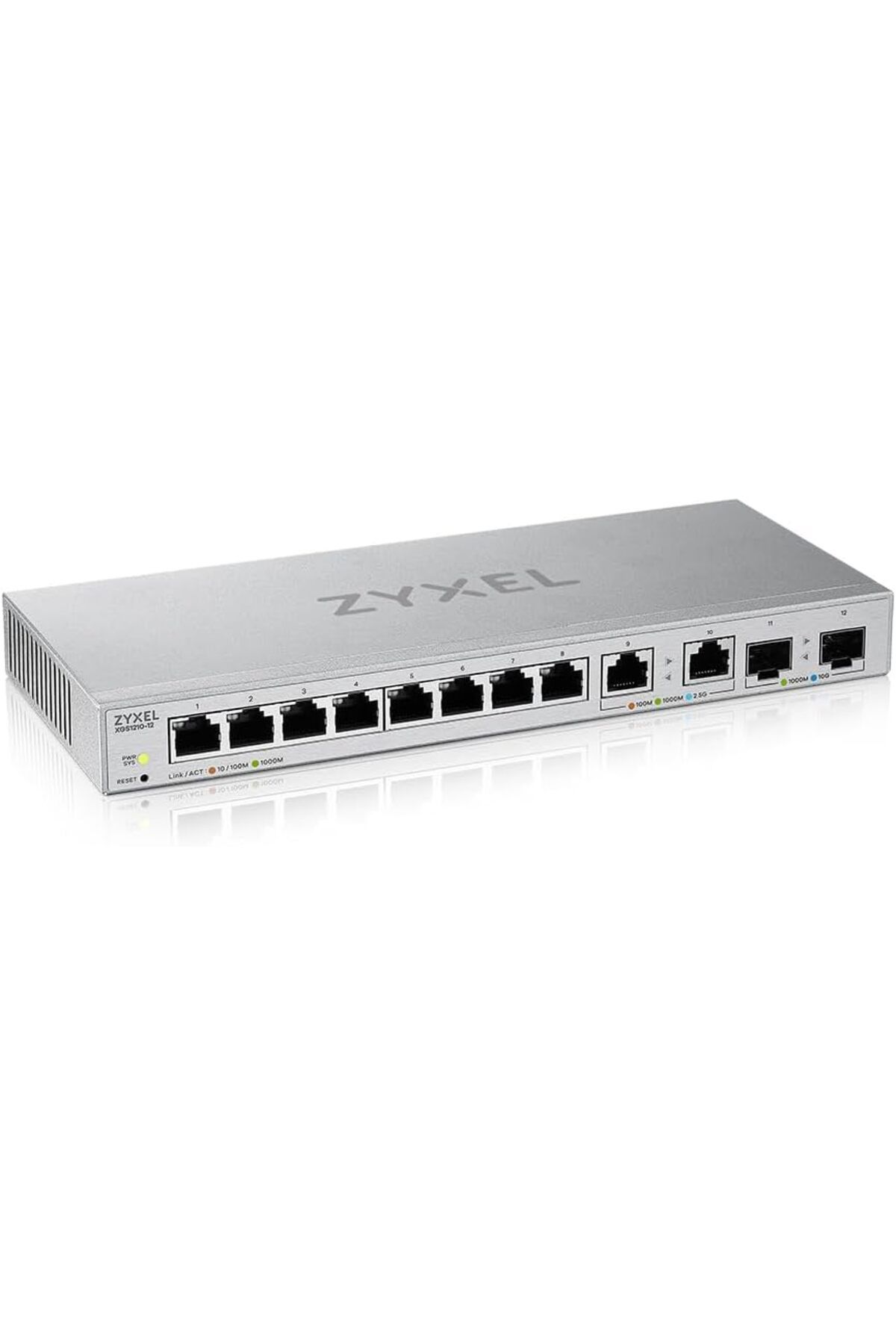 STOREMAX mrttnca Multi-Gig 12-Port Web Managed Switch | 2x 2.5G ve 2x 10G SFP+ | Masaüstü/Duvar Montajı tr