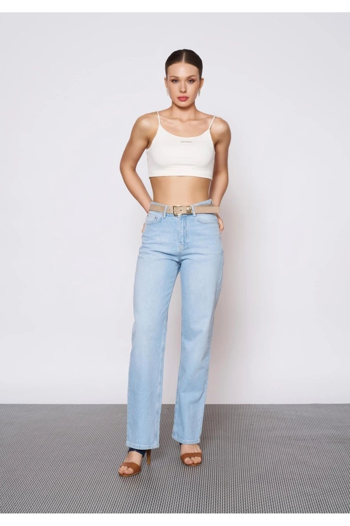 EUROFASHION Buz Mavi Laura Jean