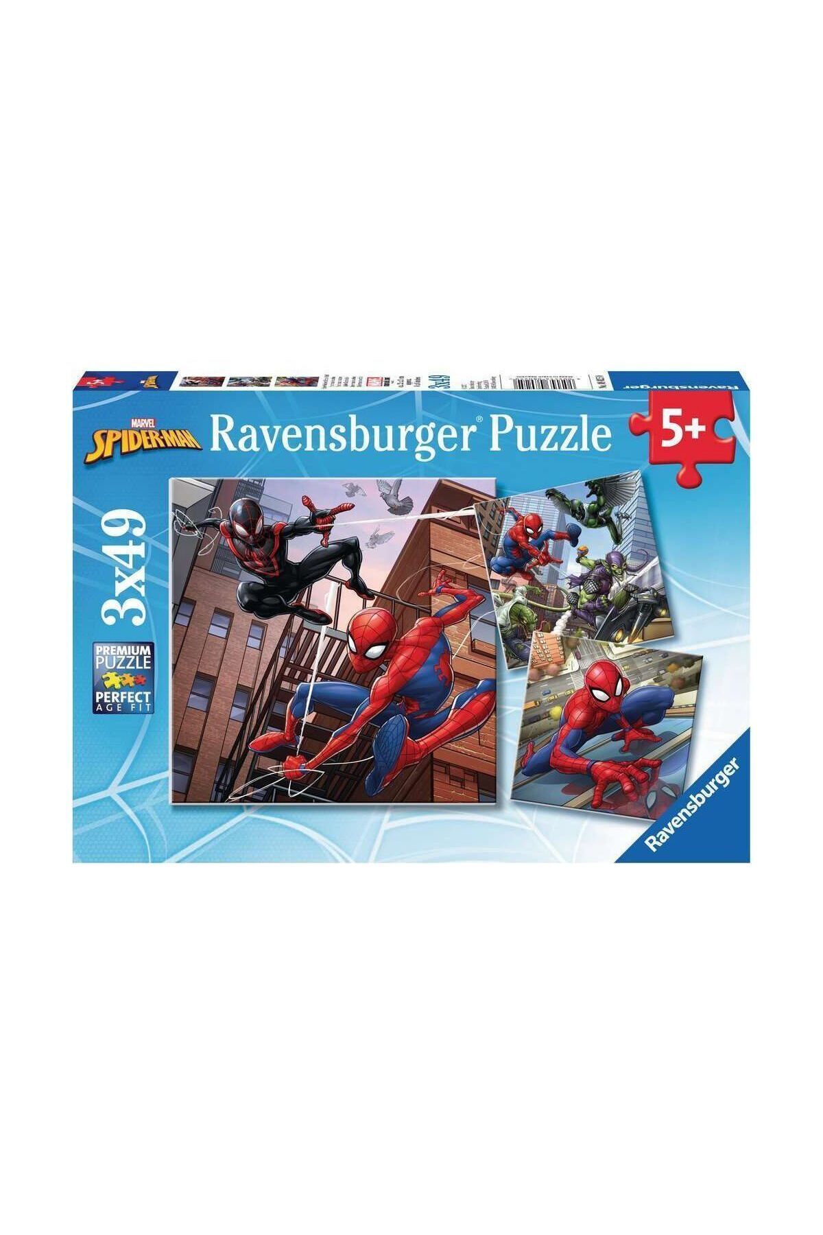 Russet 80250 Spider-man 3x49 parça Ravensburger Puzzle
