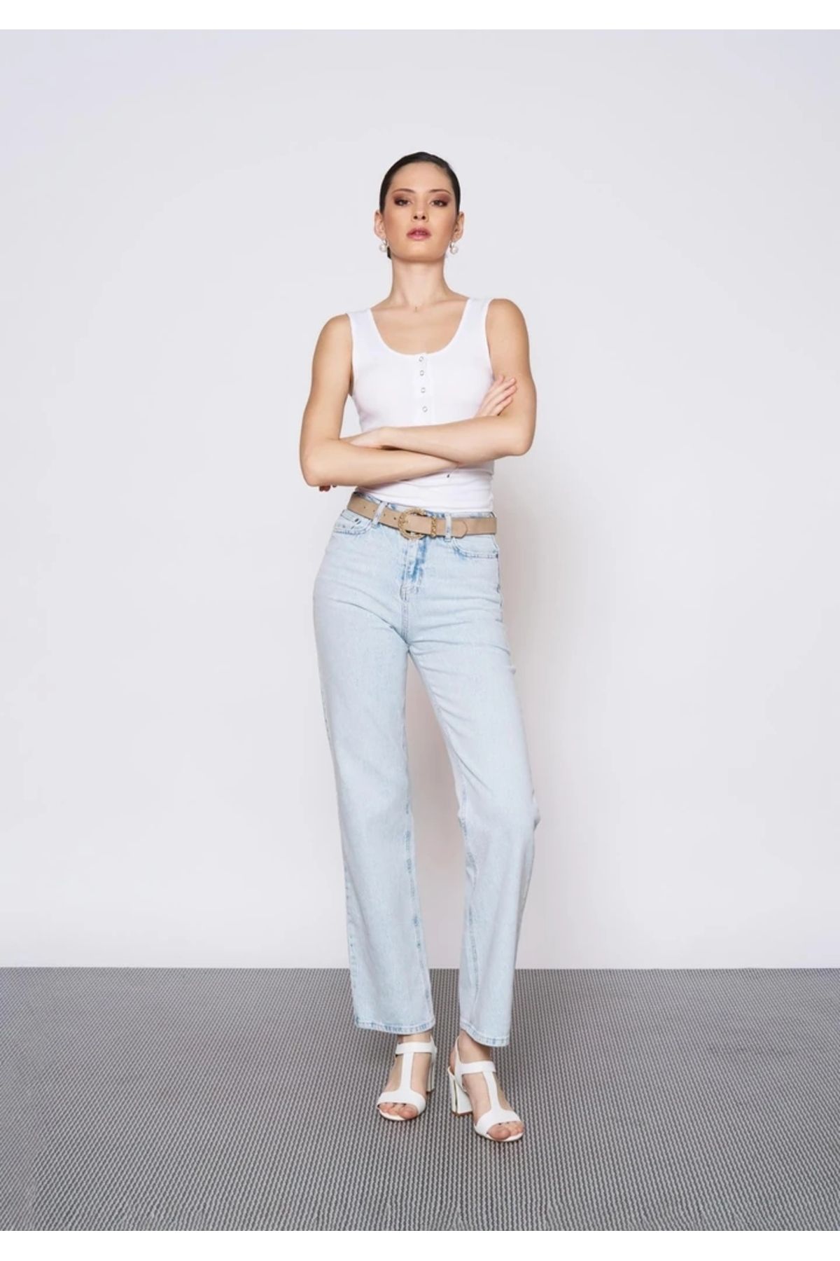 EUROFASHION Buz Mavi Emma Jean