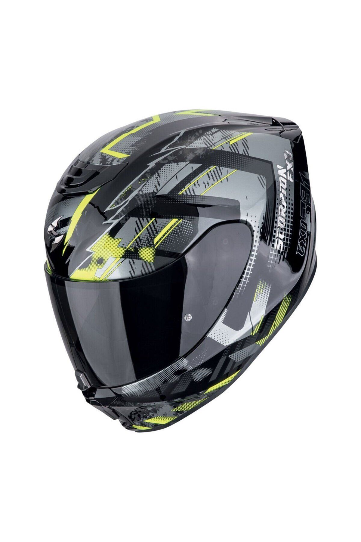 Scorpion EXO 391 Clutter Kapalı Motosiklet Kaskı Siyah / Sarı