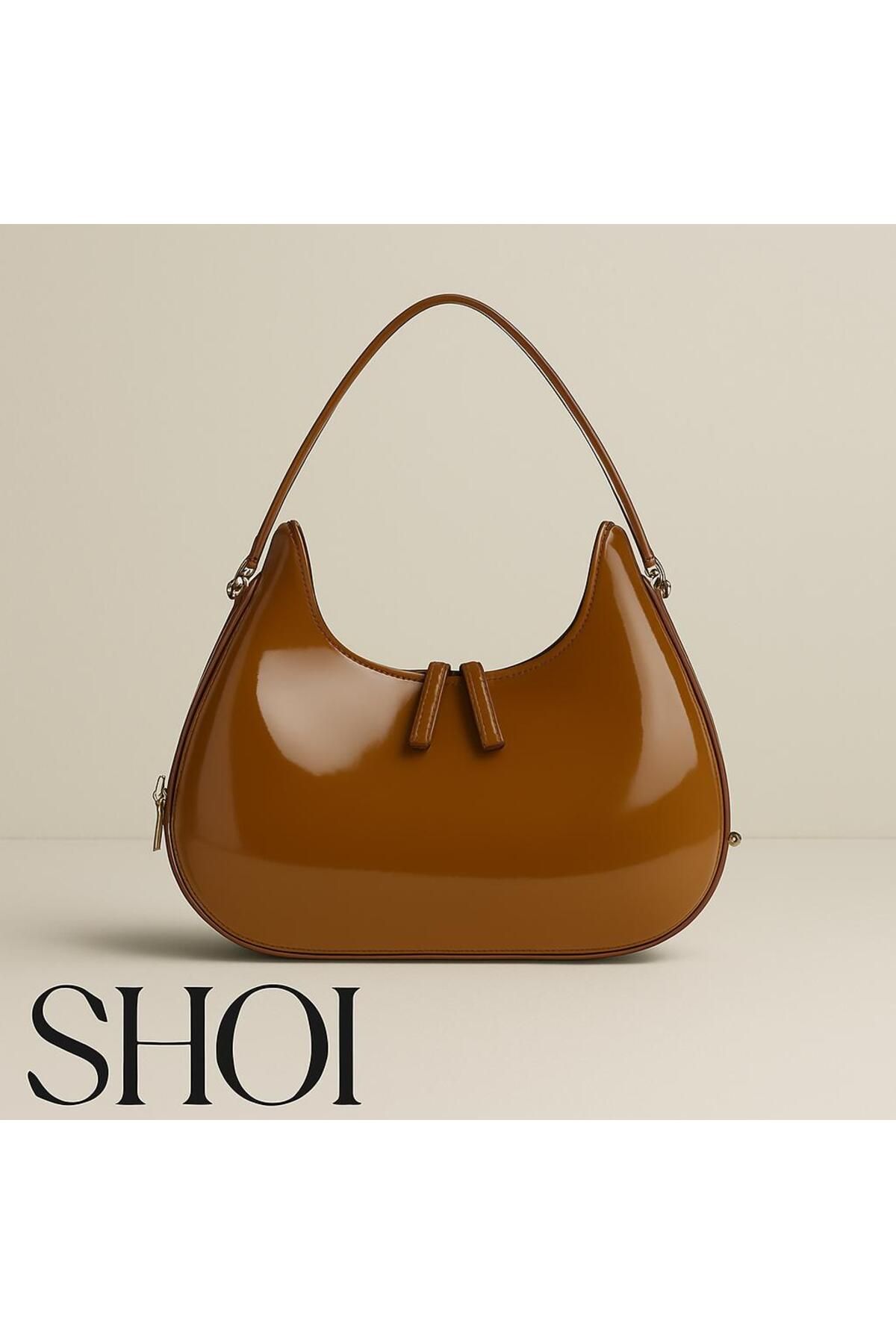 Shoi Cherry Bag Acı Kahve Omuz Çantası