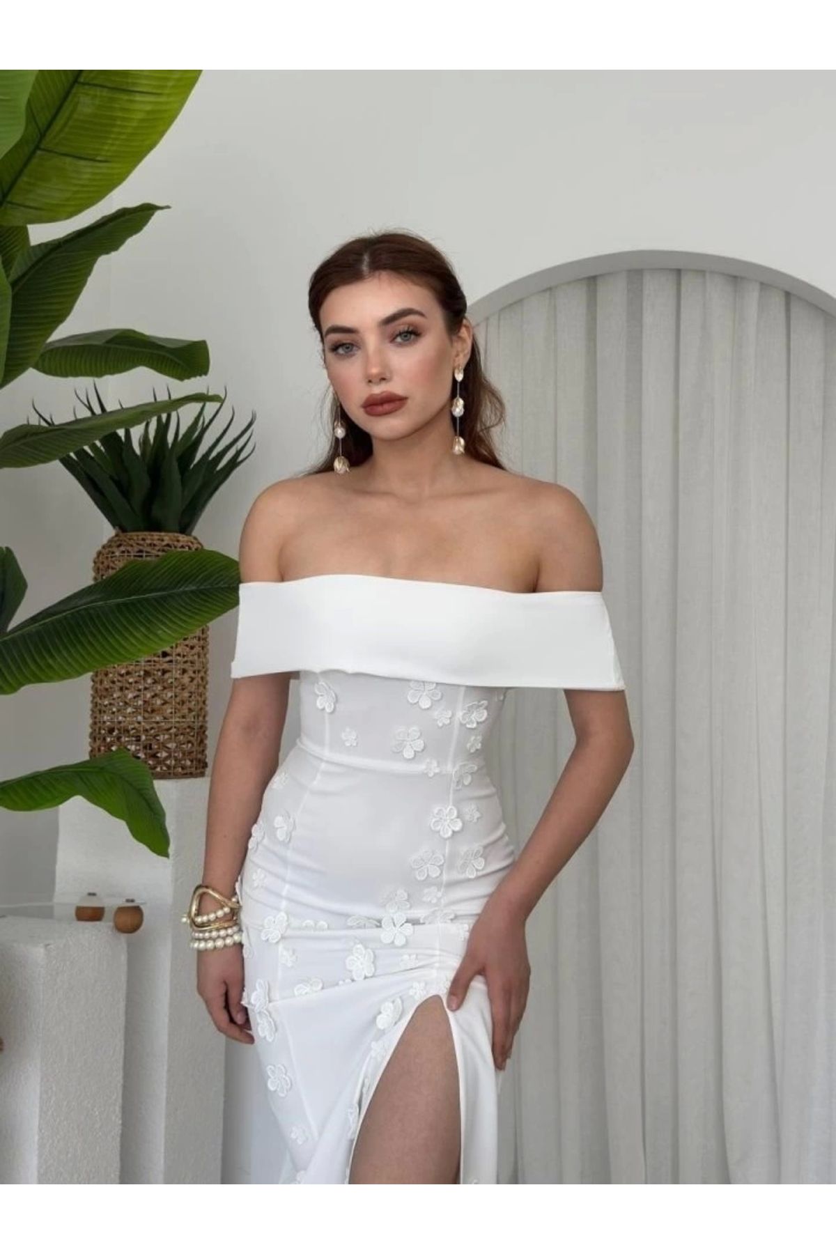 Butik Cası Straplez Elbise