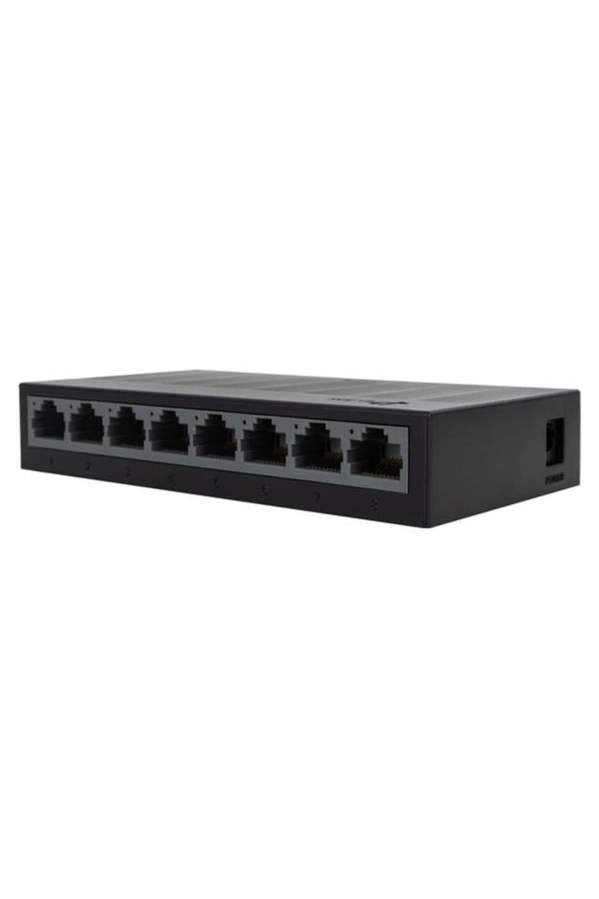 BYR Fırsat Byr Ls1008G 8 Port Masaüstü Gigabit Desktop Switch - 10/100/1000Mbps Yeni