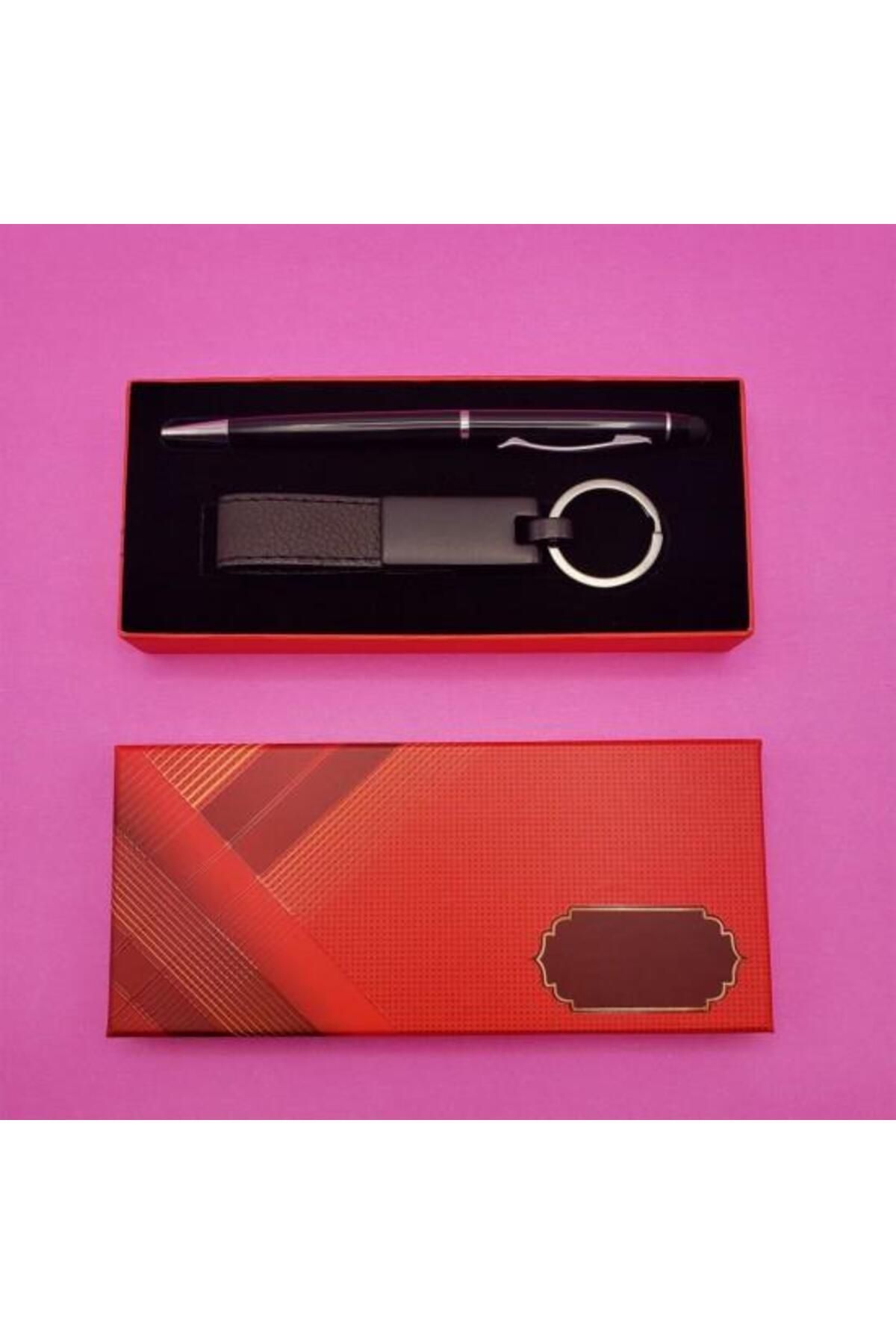 Serero Siyah Touchpen Kalem Anahtarlık Dekoratif Hediyelik