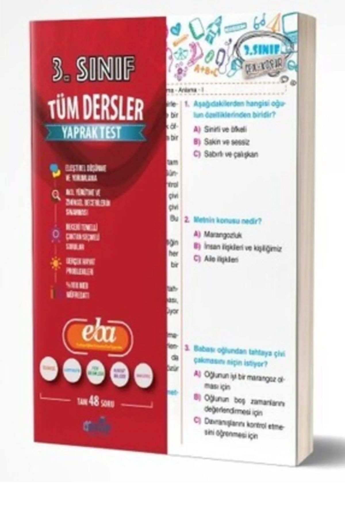 Altınpost Yayınları 3. Sınıf Tüm Dersler Yaprak Test