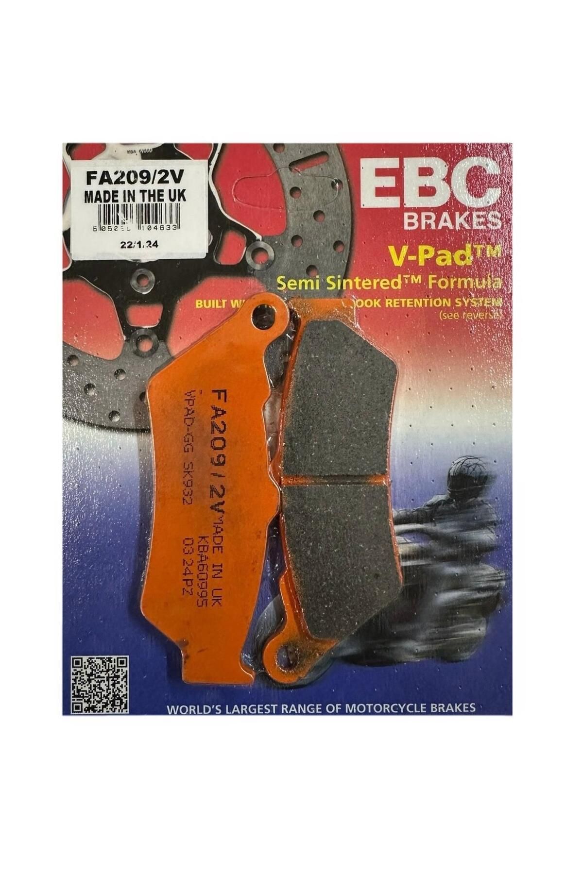 EBC FA209/2V Fren Balatası