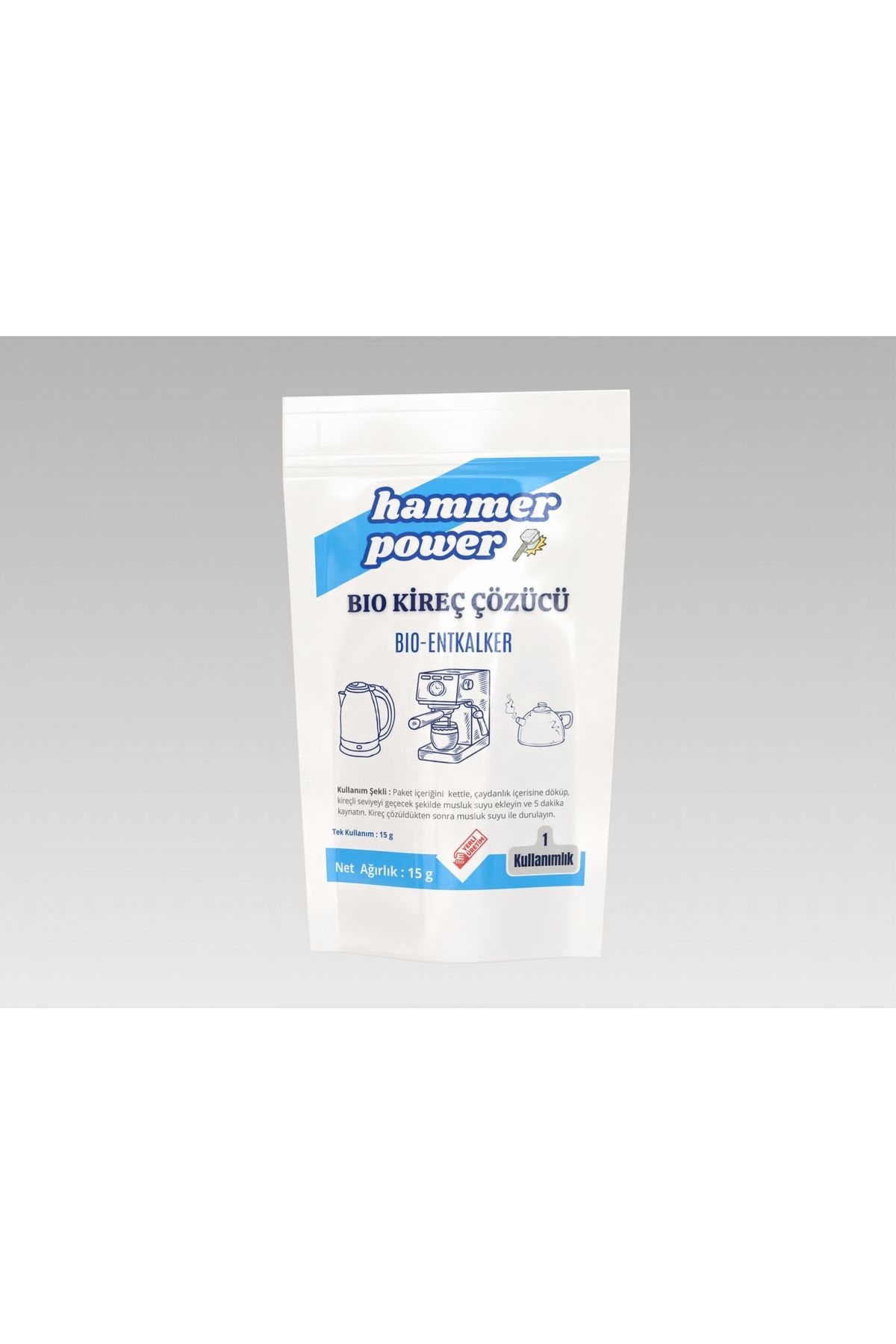 hammer power Bio Kireç Çözücü 20 g Kettle Çaydanlık Tek Kullanım