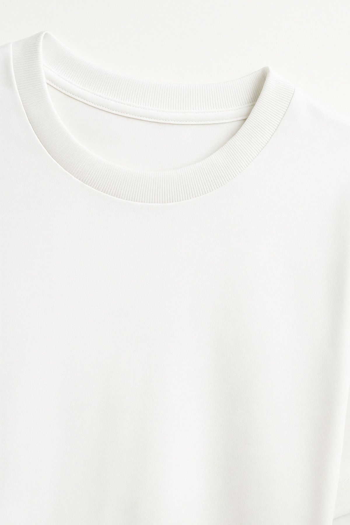 sielta Baskılı Unisex Kadın Erkek Bisiklet Yaka T-shirt Tişört