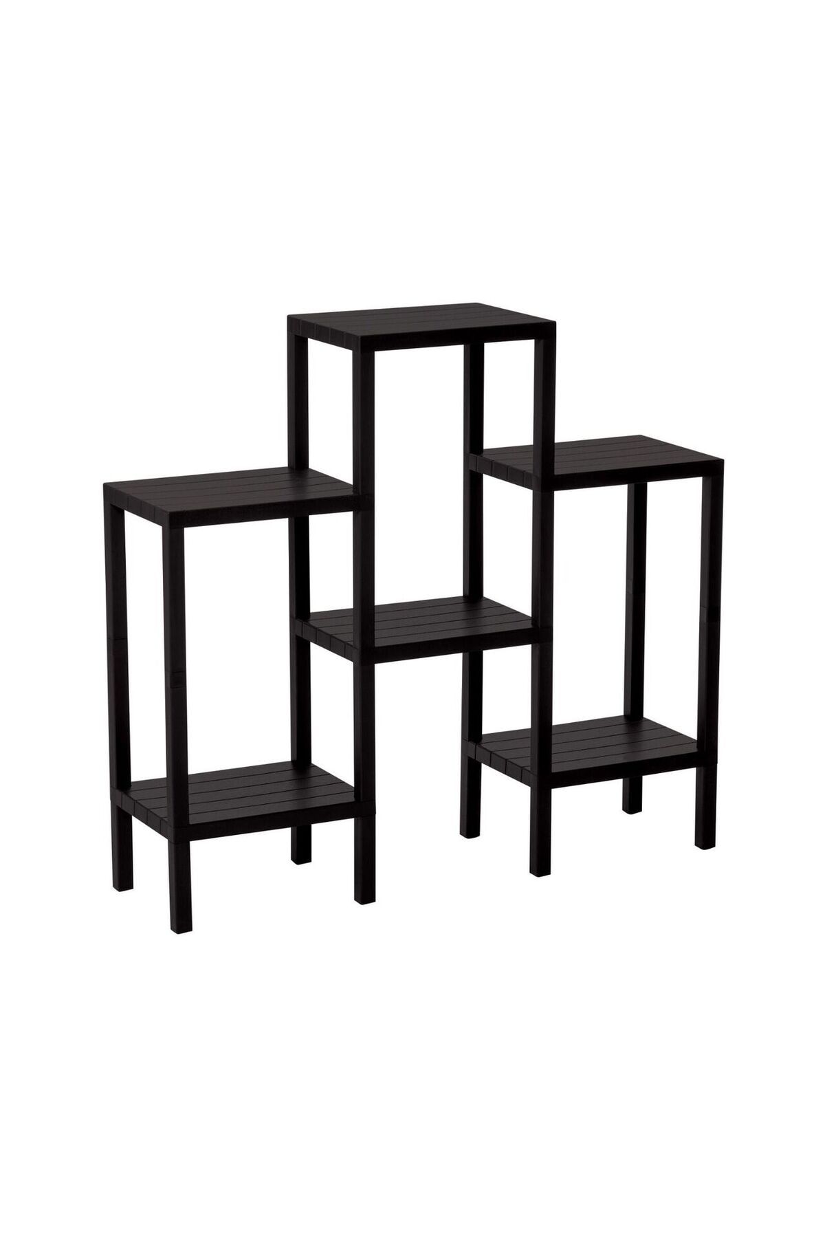 Emperium 6 RAFLI - SİYAH MODÜLER ÜNİTE PLASTİK 108x100x29 cm