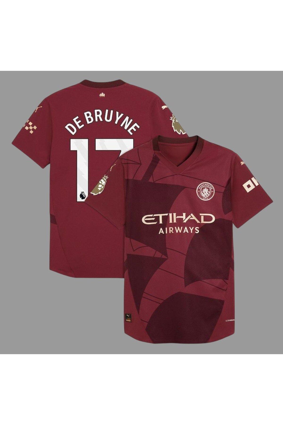 Alaturka Mix MENCHESTER CİTY DE BRUYNE BORDO DEPLASMAN forması