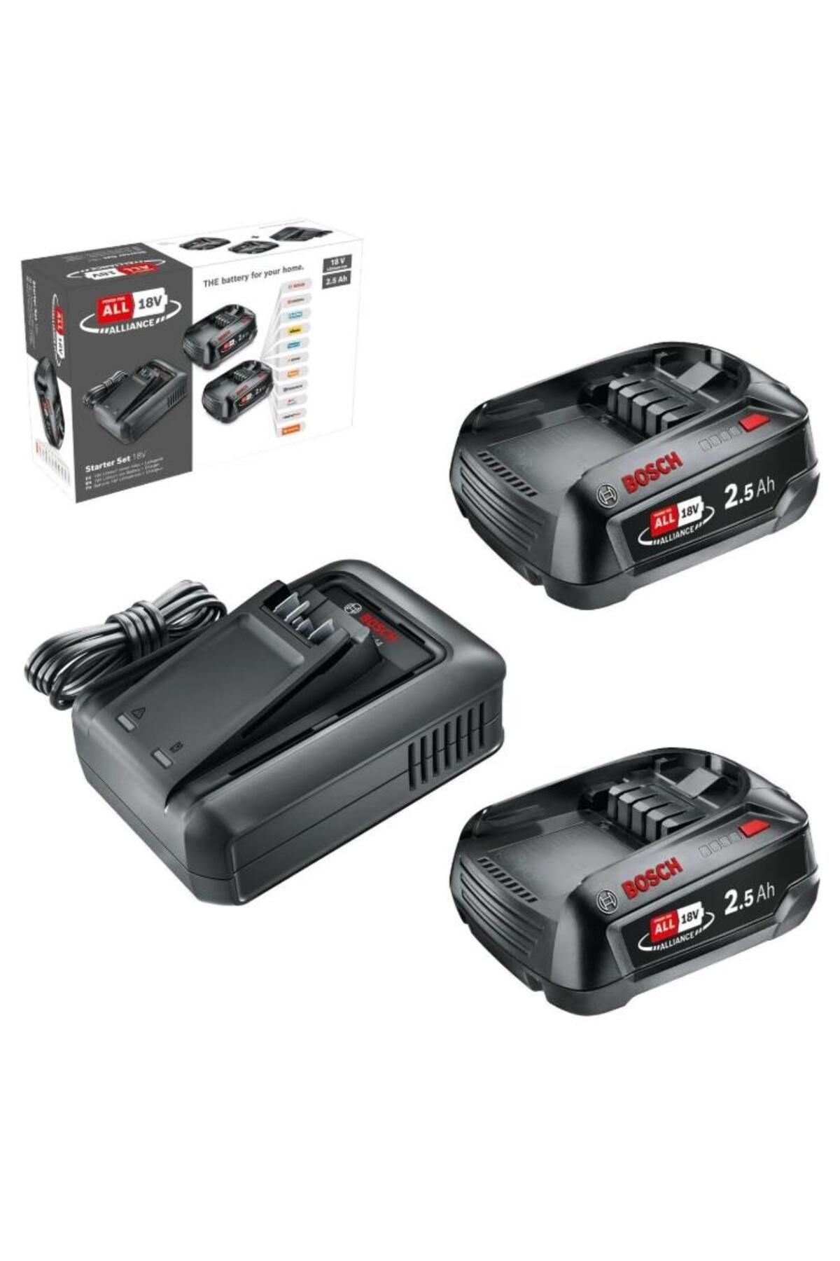 Bosch Başlangıç Seti 18V (2x2.5 Ah+AL 18V-44)