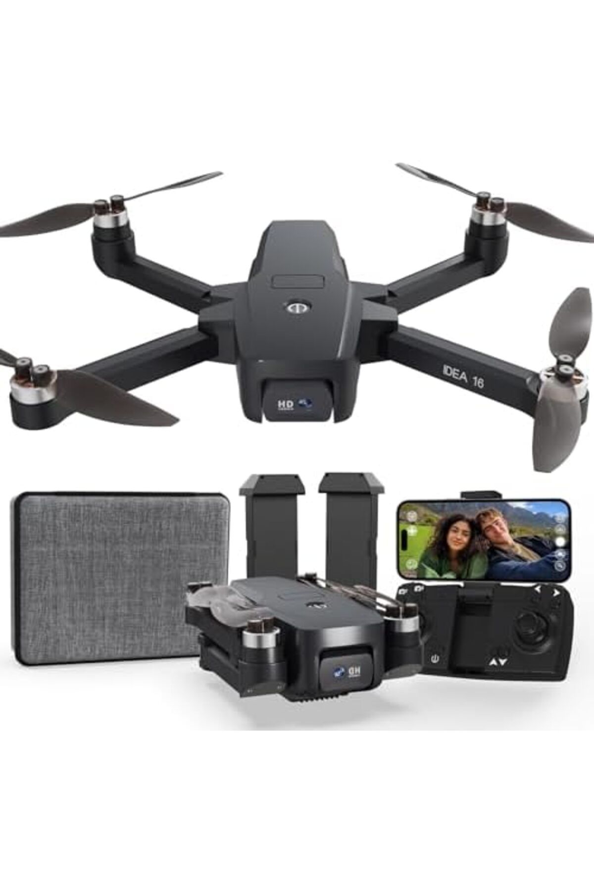 Cesiro-Drone with 4K camera, 5G WiFi transmission, maximum flight speed of 40 km/h Wind resistance Level 4 D 1