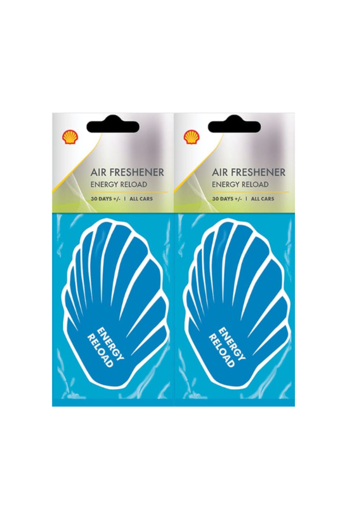 BBS MARKET SHELL Air Freshener Energy Reload 2’li Set – Enerji Verici Ferah Aromalı Oto Kokusu