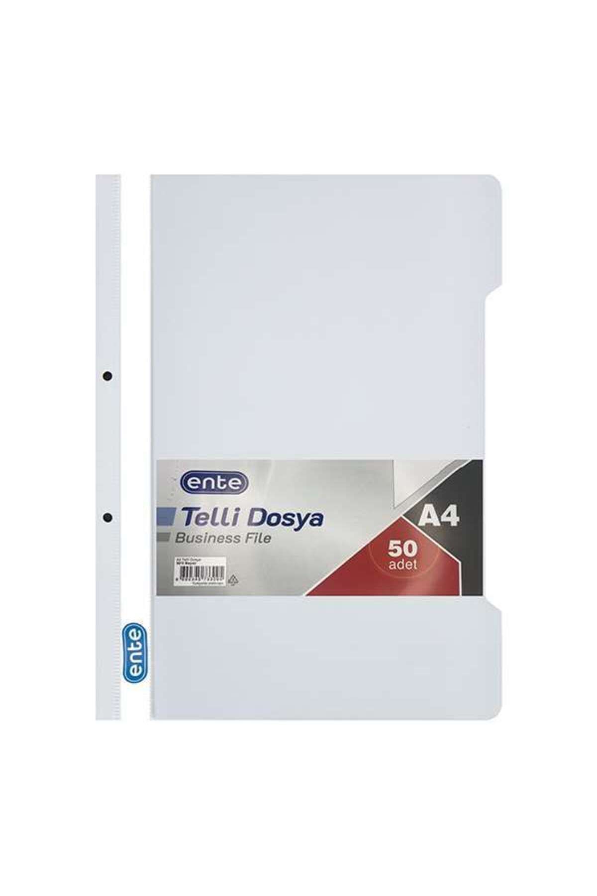 ente Telli Dosya A4 50'li Beyaz