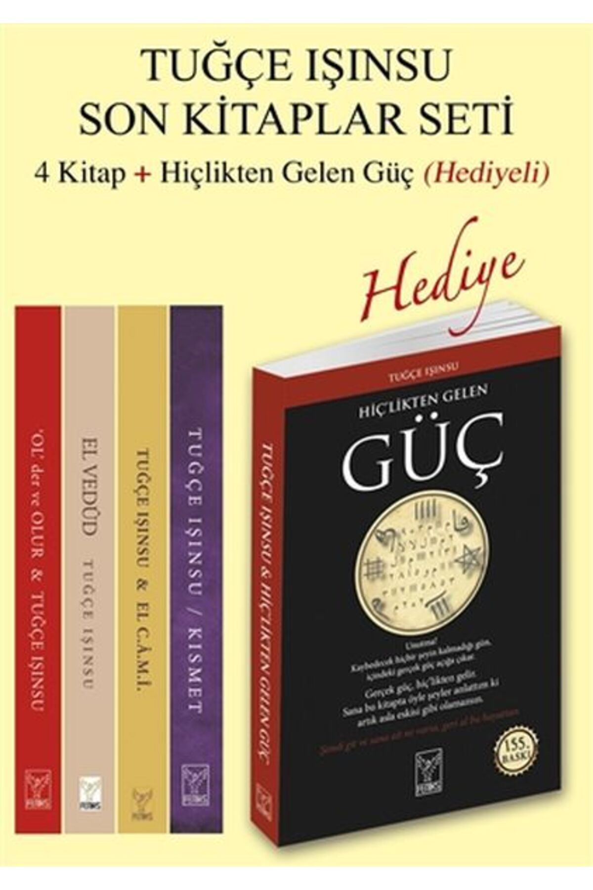 Feniks Yayınları Tuğçe Işınsu Son Kitaplar Seti - Hiçlikten Gelen Güç Hediyeli - 5 Kitap