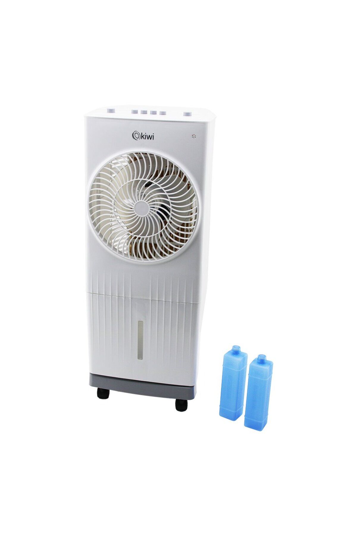 Mu Art Ahşap Kiwi Kfan-7495 3in1 Hava Soğutucu - Temizleyici - Nemlendirici Evaporatif Fan Tekerlekli