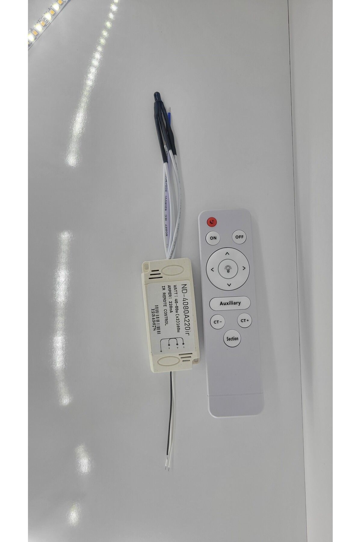 NOVA FORUM LED Uzaktan Kumandalı Drıver/trafo (40W-80W (X2), 182V-364V, 220MA) Avize (10'lu)