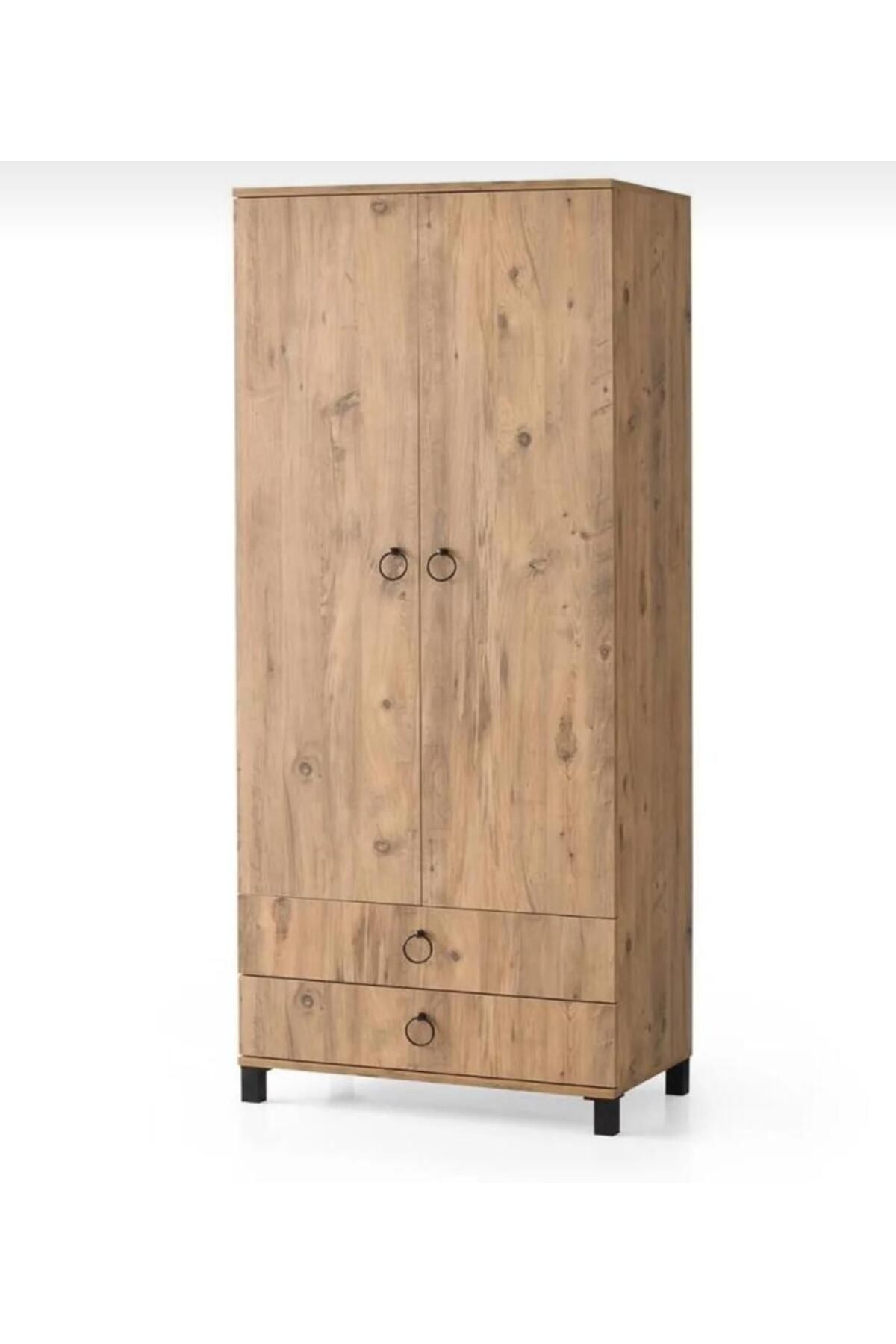 Home Vess 2 kapılı elbise dolabı & çok amaçlı dolap 189x80x46